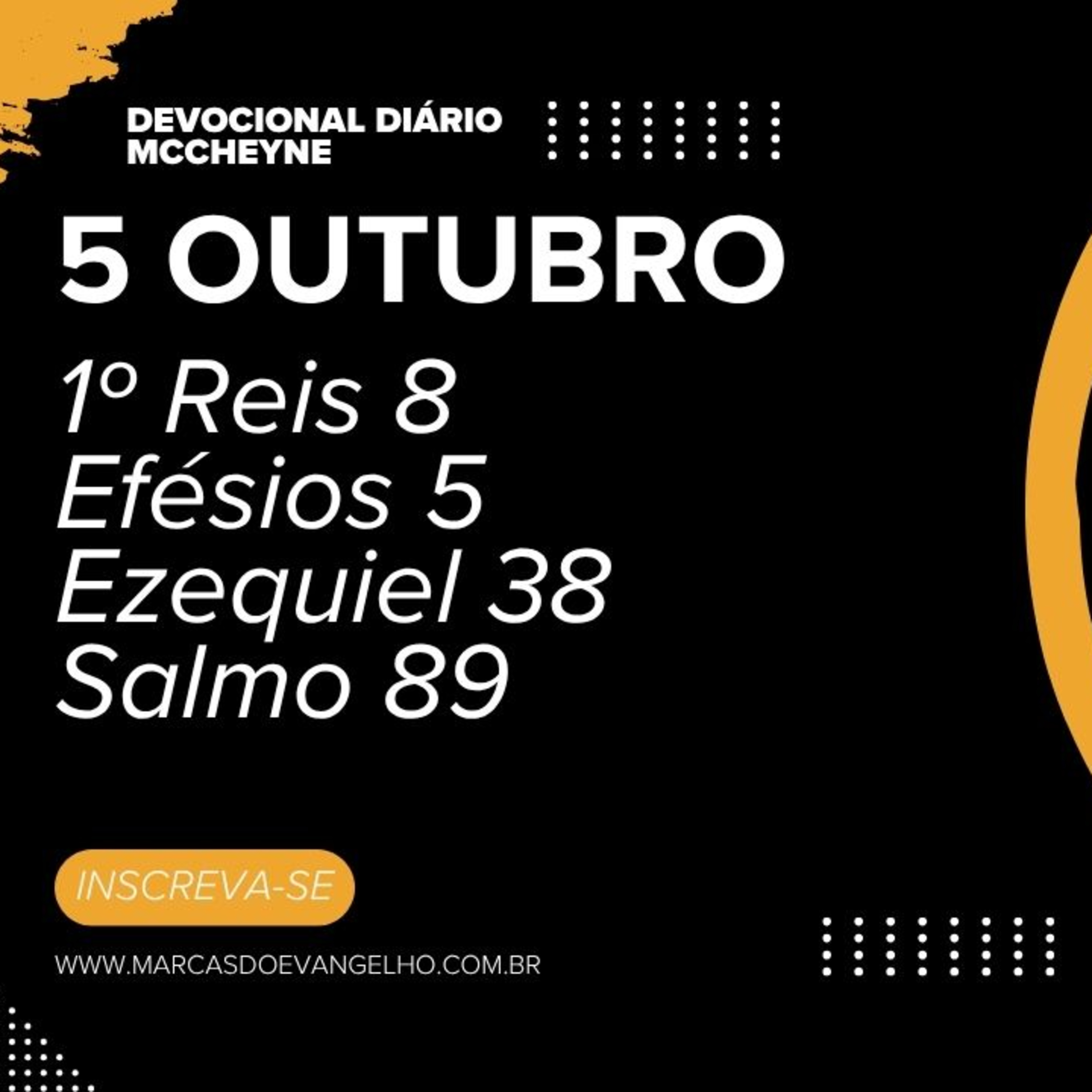 5 OUTUBRO - 1º Reis 8, Efésios 5, Ezequiel 38, Salmo 89 episode artwork