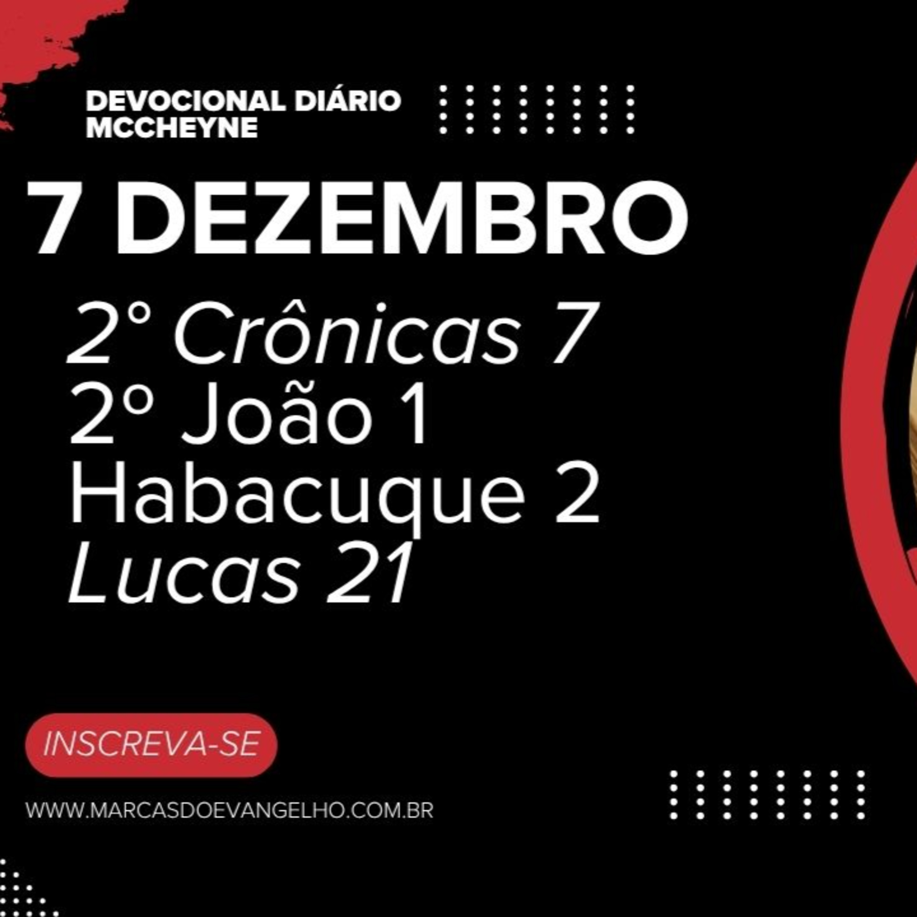 7 DEZEMBRO - 2° CRÔNICAS 7, 2° JOÃO, HABACUQUE 2, LUCAS 21 episode artwork