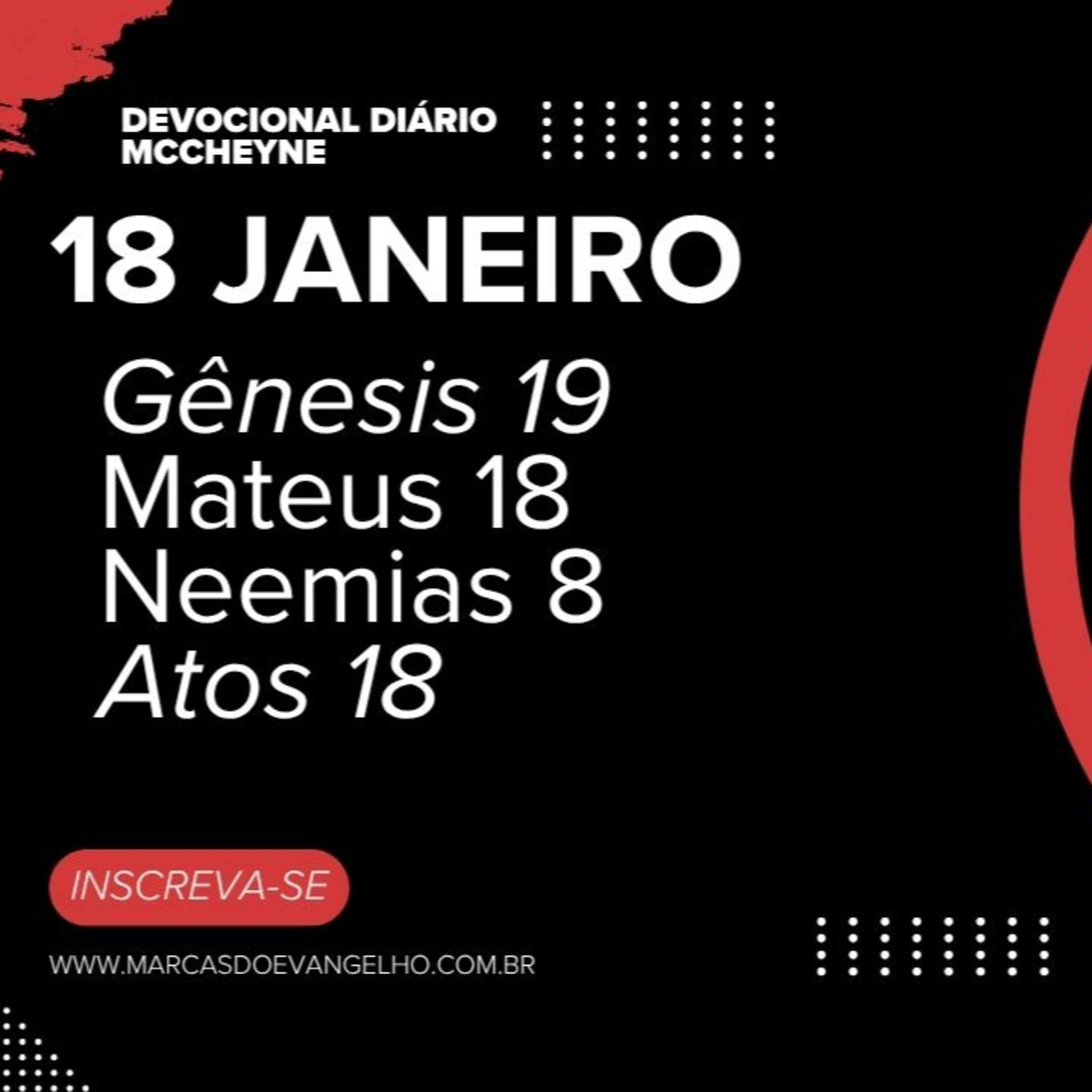 18 de Janeiro - Gênesis 19, Mateus 18, Neemias 8, Atos 18 episode artwork