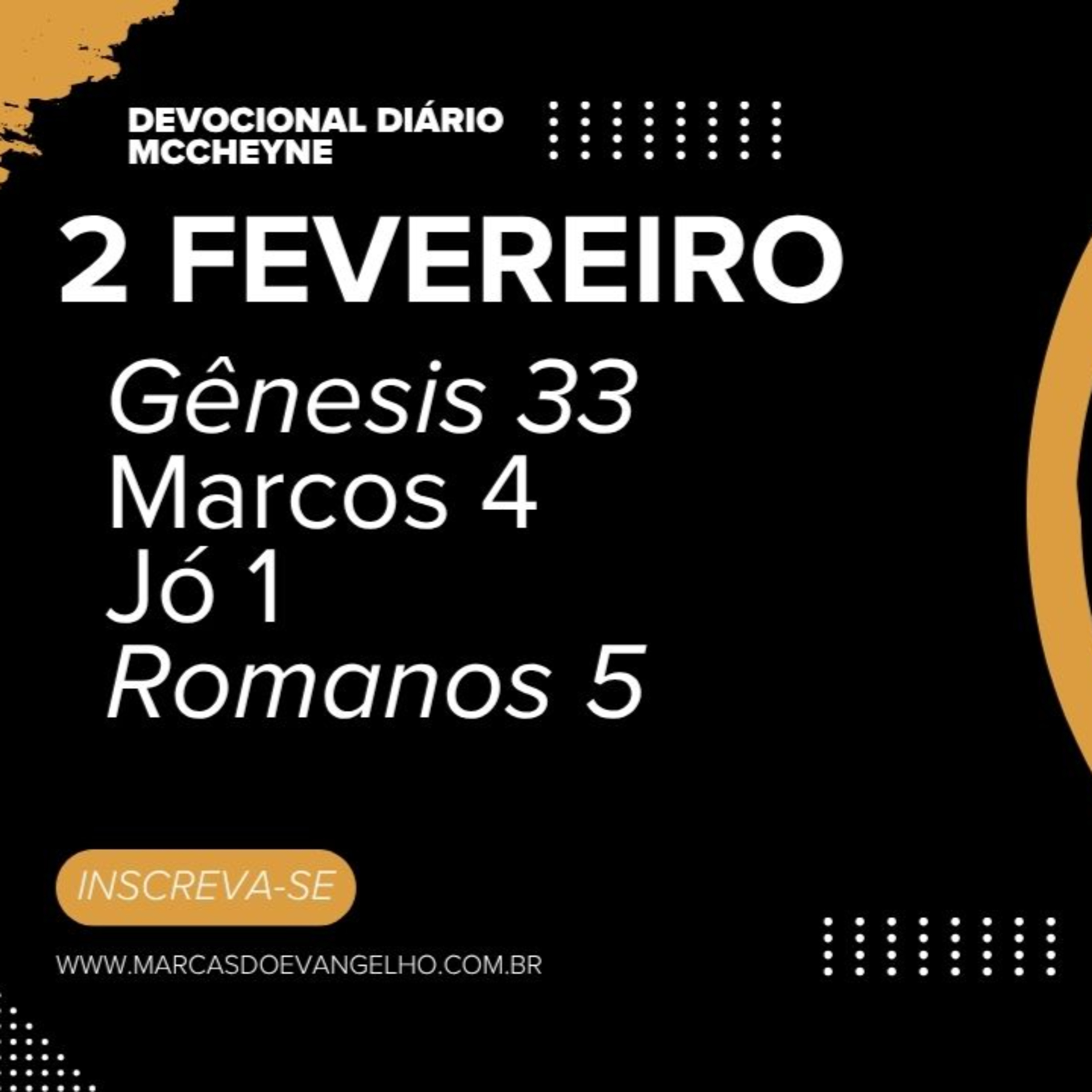 2 de Fevereiro - Gênesis 34, Marcos 5, Jó 1, Romanos 5 episode artwork