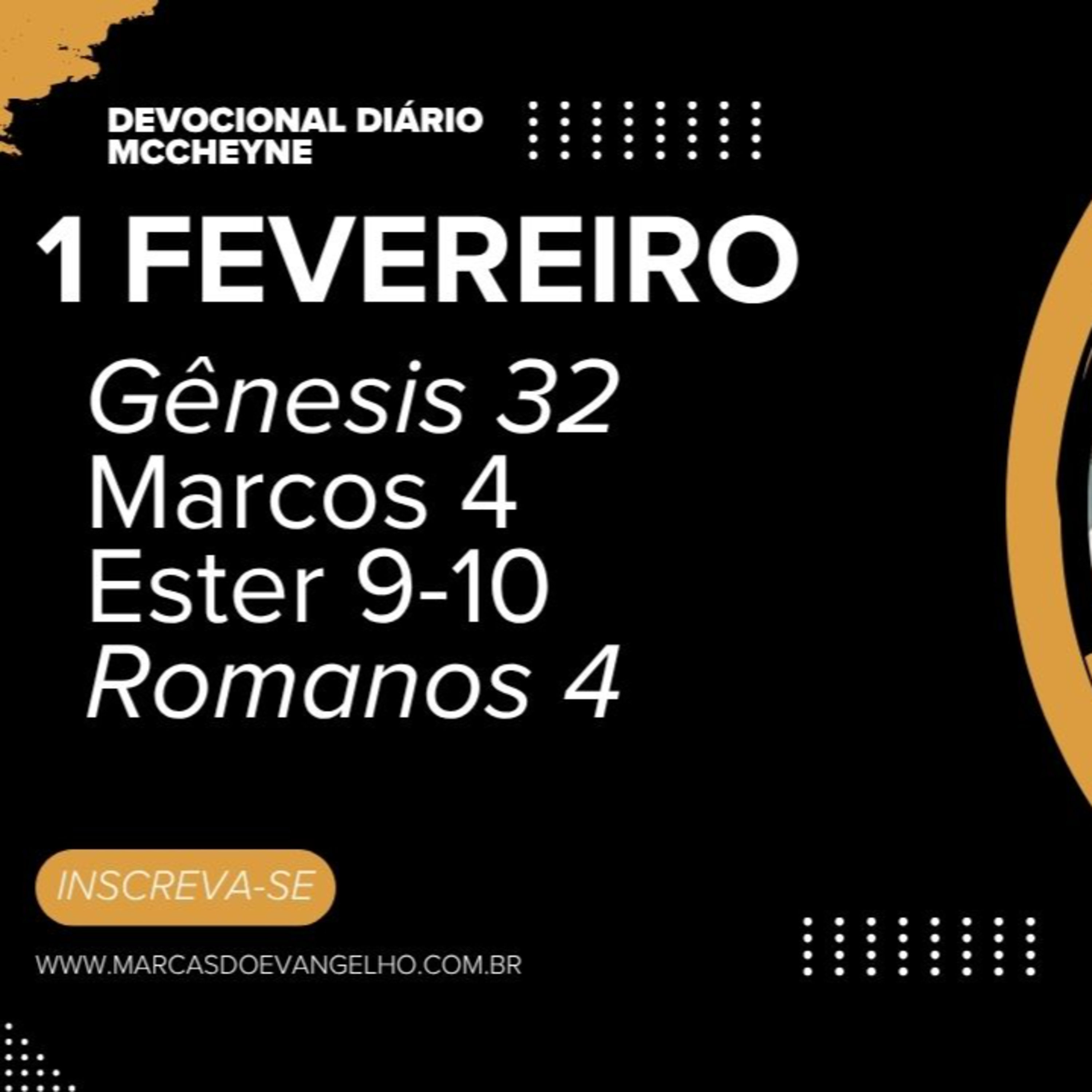 1 de Fevereiro - Gênesis 33, Marcos 4, Ester 9-10, Romanos 4 episode artwork