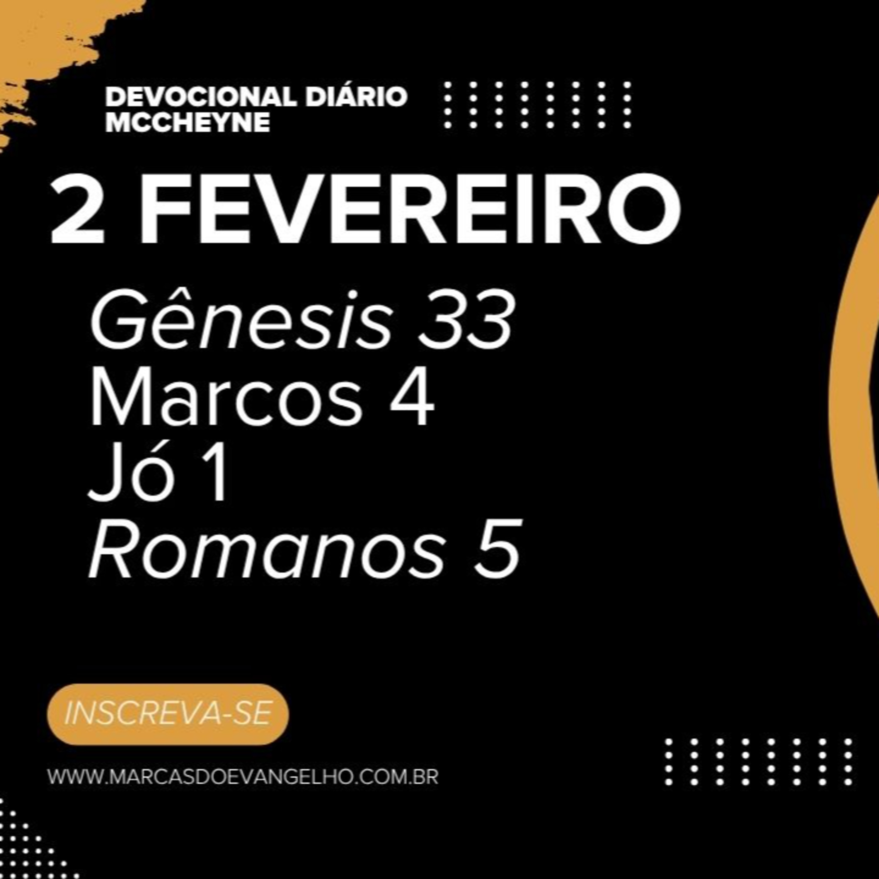 2 de Fevereiro - Gênesis 34, Marcos 5, Jó 1, Romanos 5 episode artwork