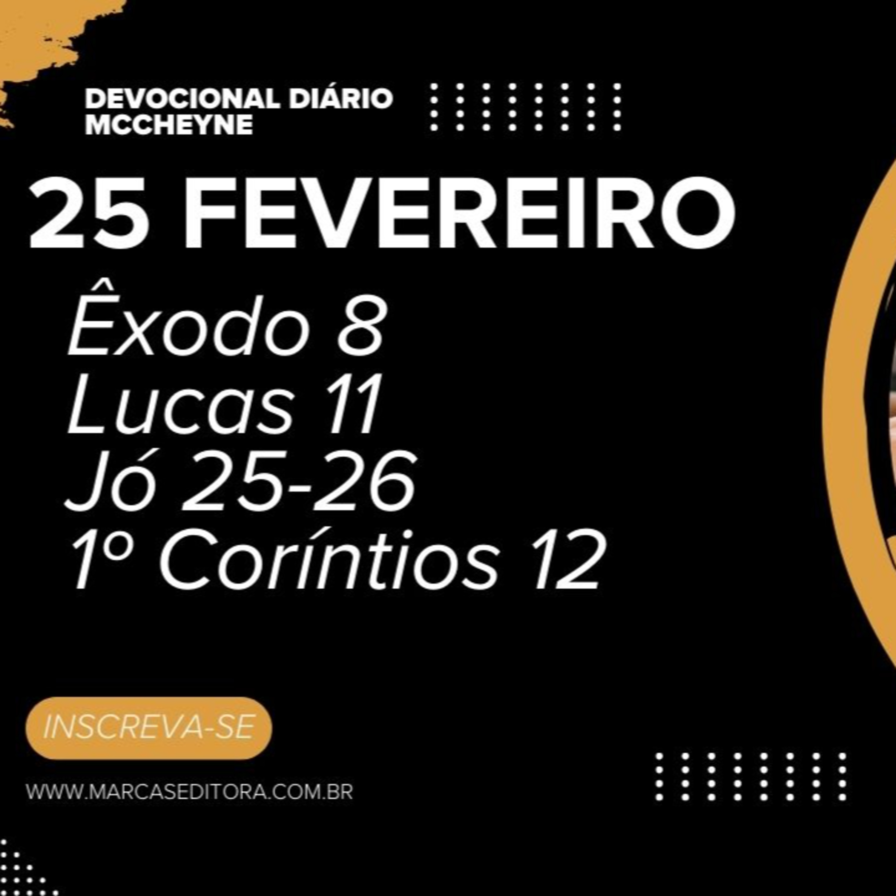 25 FEVEREIRO - ÊXODO 8, LUCAS 11, JÓ 25–26, 1° CORÍNTIOS 12 episode artwork