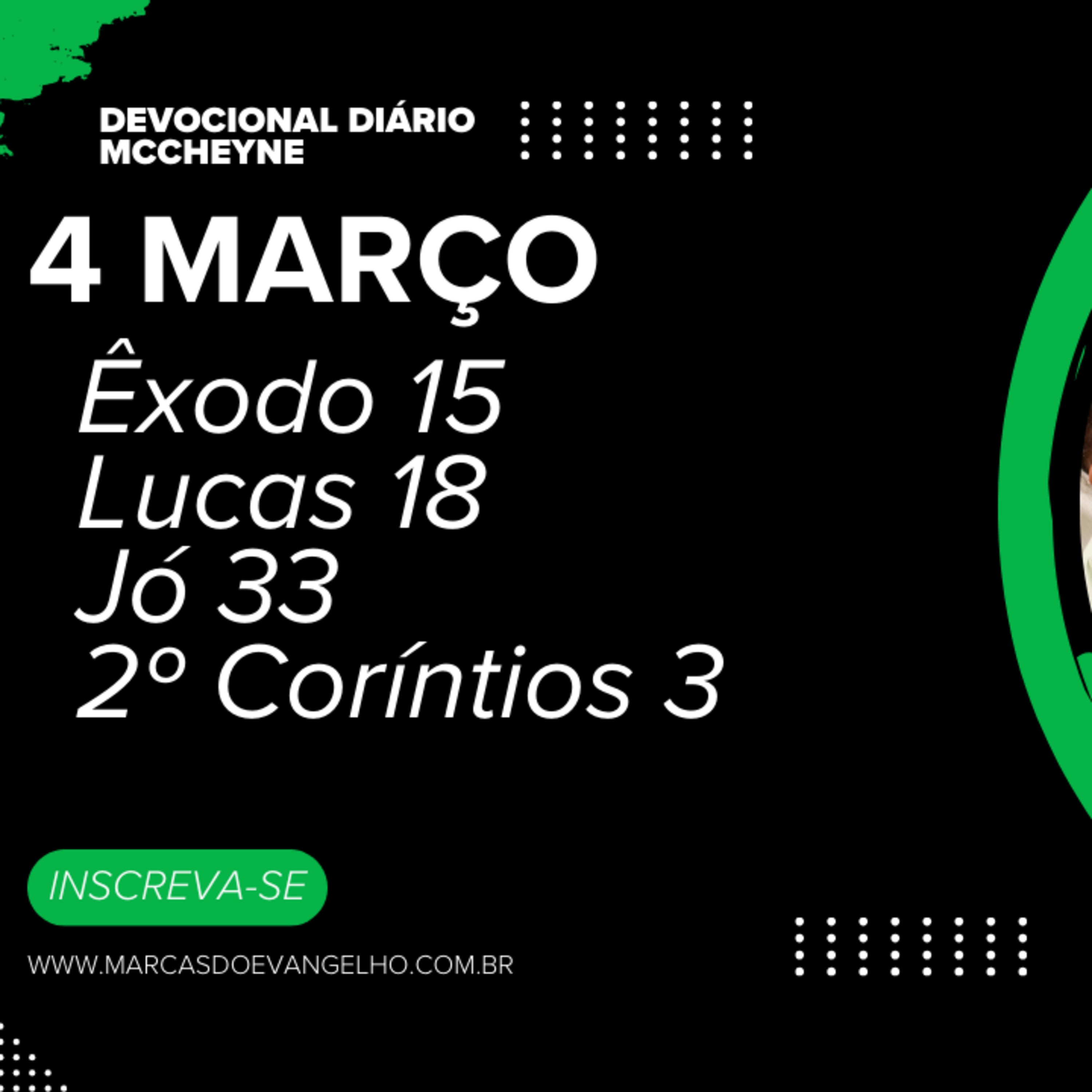 4 MARÇO - ÊXODO 15, LUCAS 18, JÓ 33, 2° CORÍNTIOS 3 episode artwork