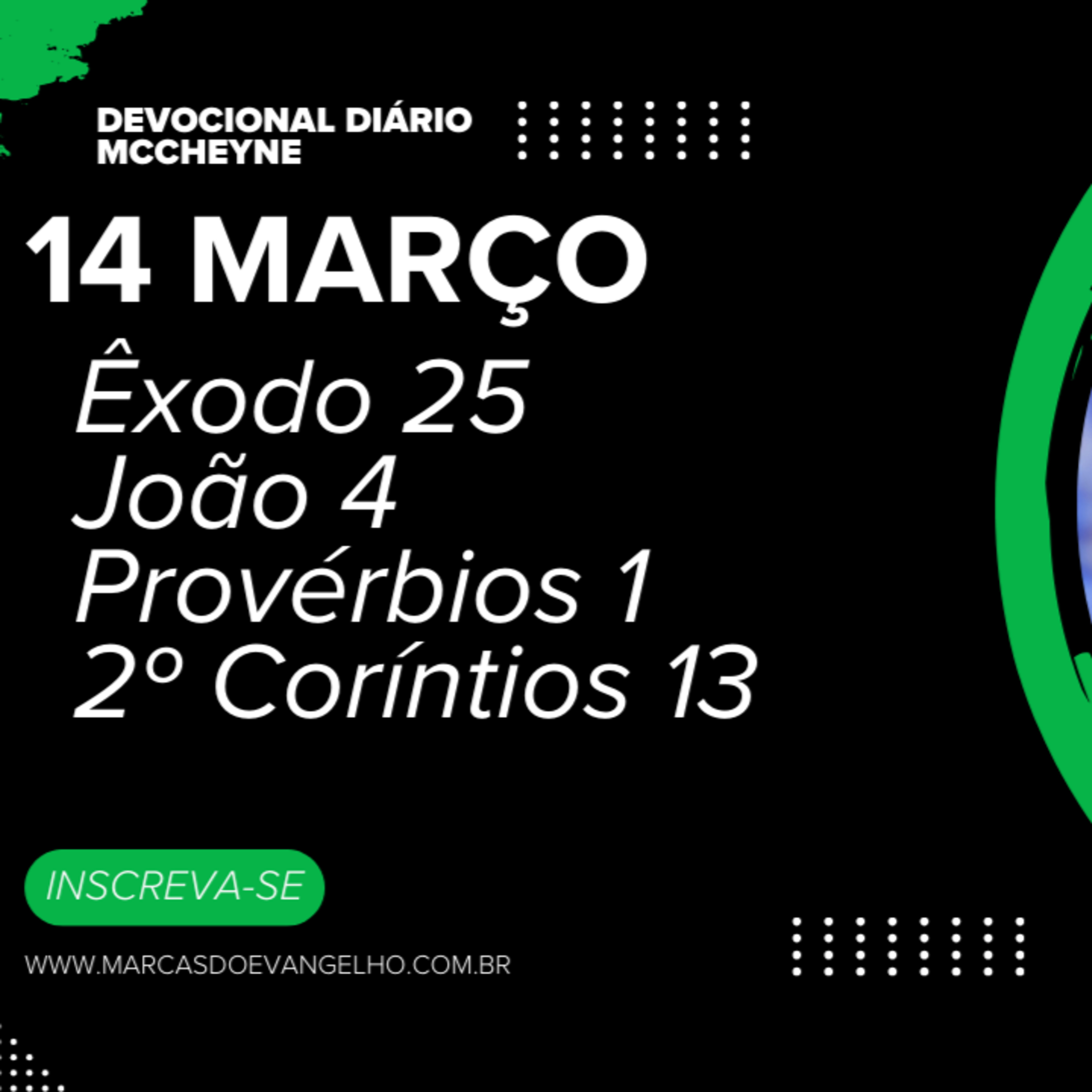 14 MARÇO - ÊXODO 25, JOÃO 4, PROVÉRBIOS 1, 2° CORÍNTIOS 13 episode artwork