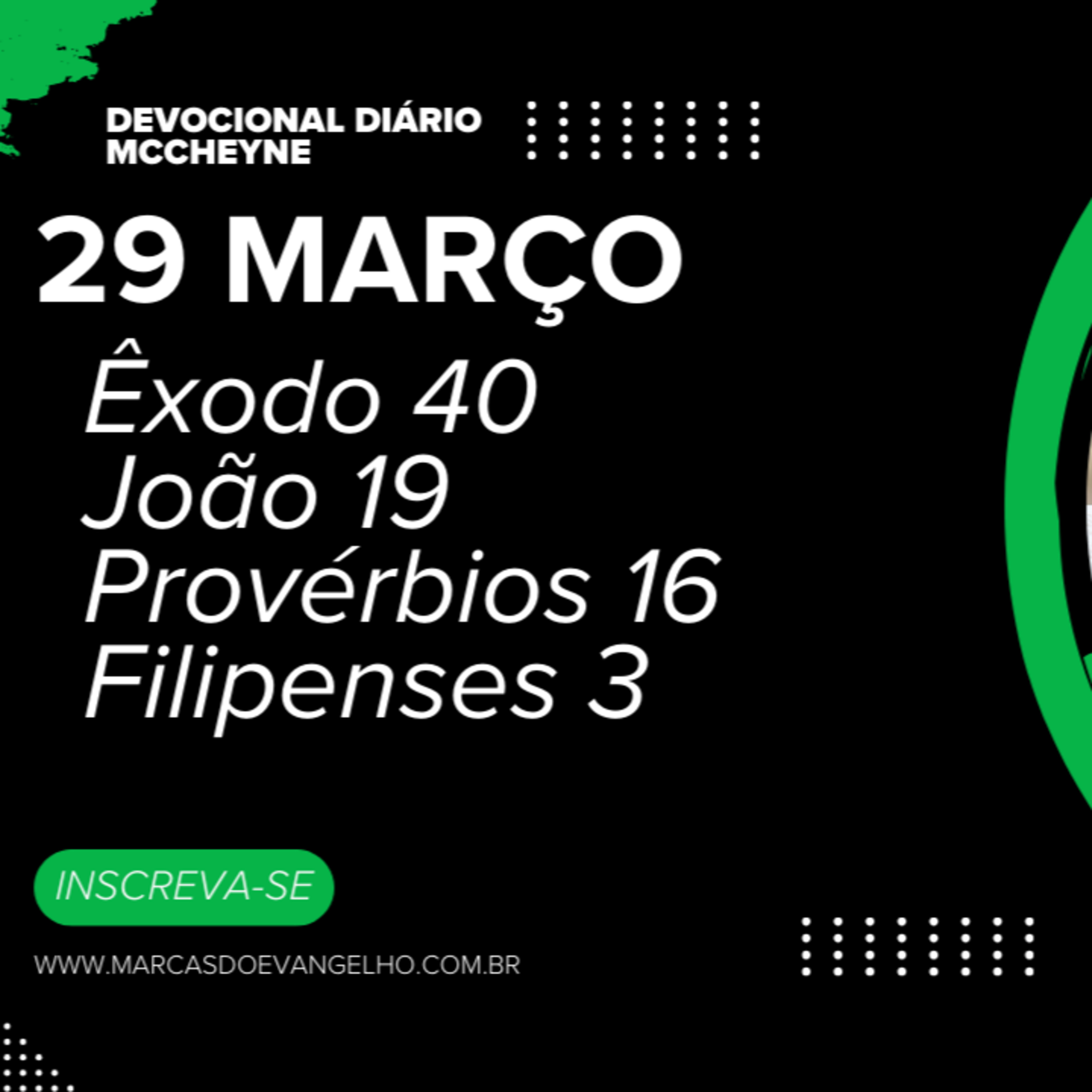29 MARÇO - ÊXODO 40, JOÃO 19, PROVÉRBIOS 16, FILIPENSES 3 episode artwork