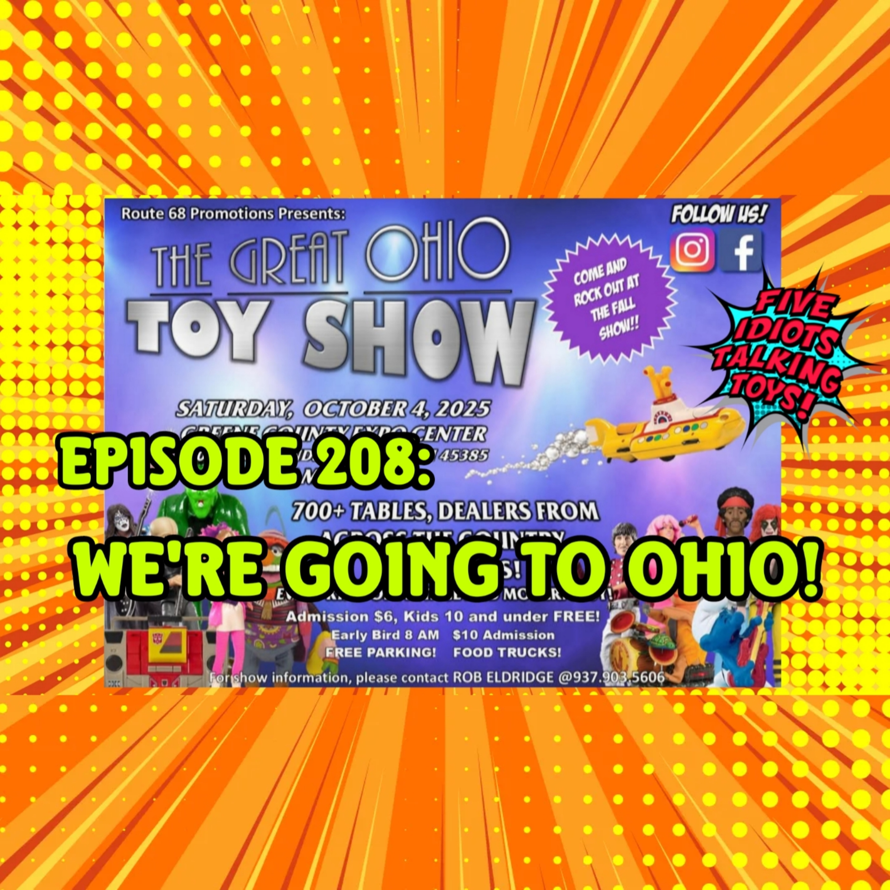 The Great Ohio Toy Show! We're Going!!! Ep. 208 #vintageactionfigures #toyshow #vintagestarwars