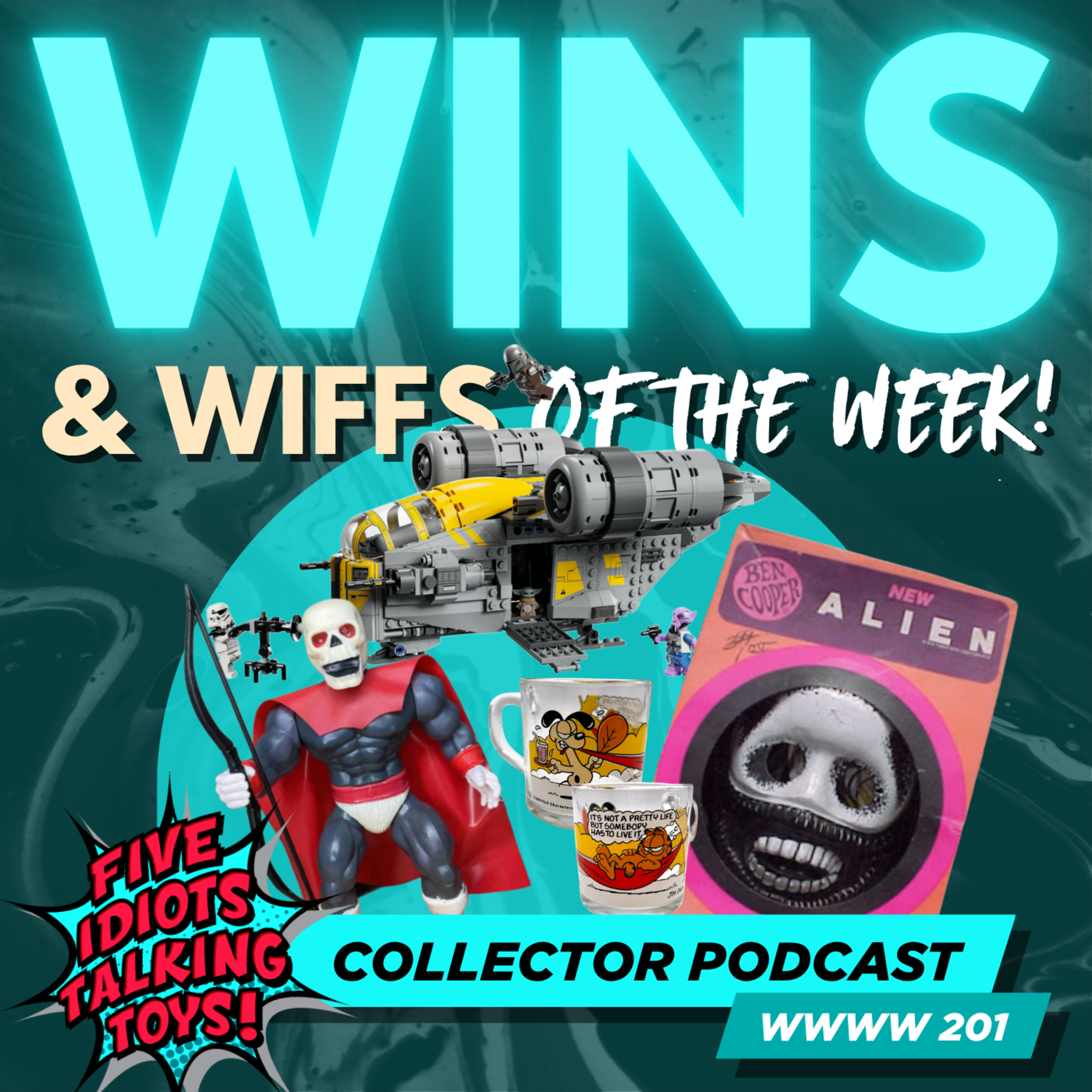 The $500 Skull Man, New LEGO Razorcrest & A Rare 1970s Alien Discovery | WWWW 201 episode artwork