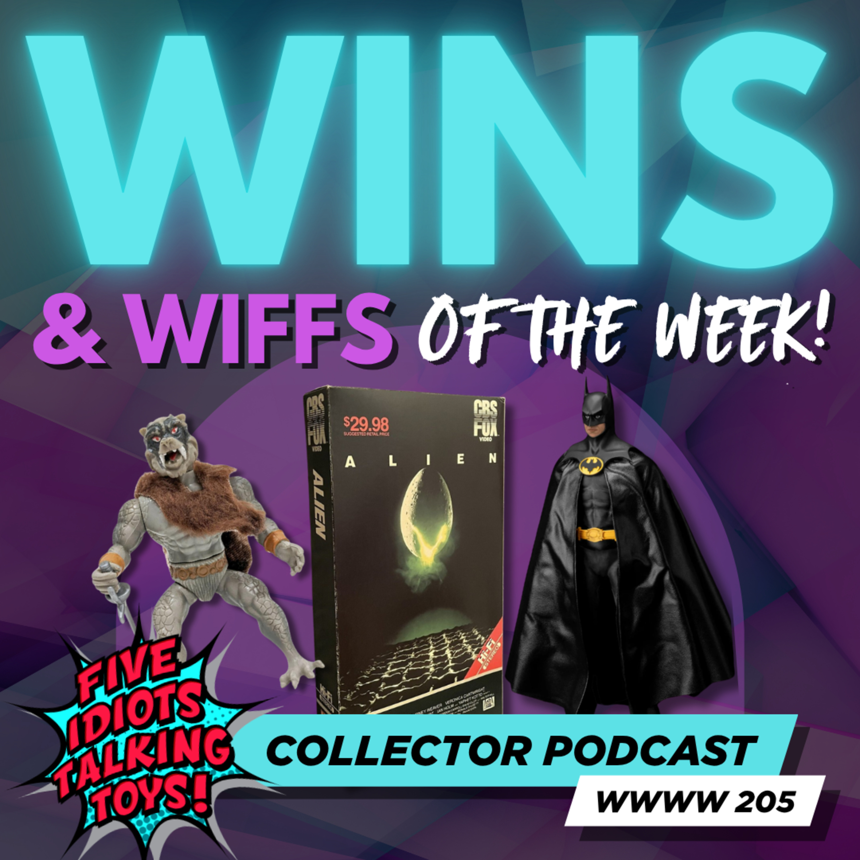 A Priceless VHS Display! A $200 Swatch of Carpet??? A Batman That Might Change the Toy Game. Ep 205 episode artwork
