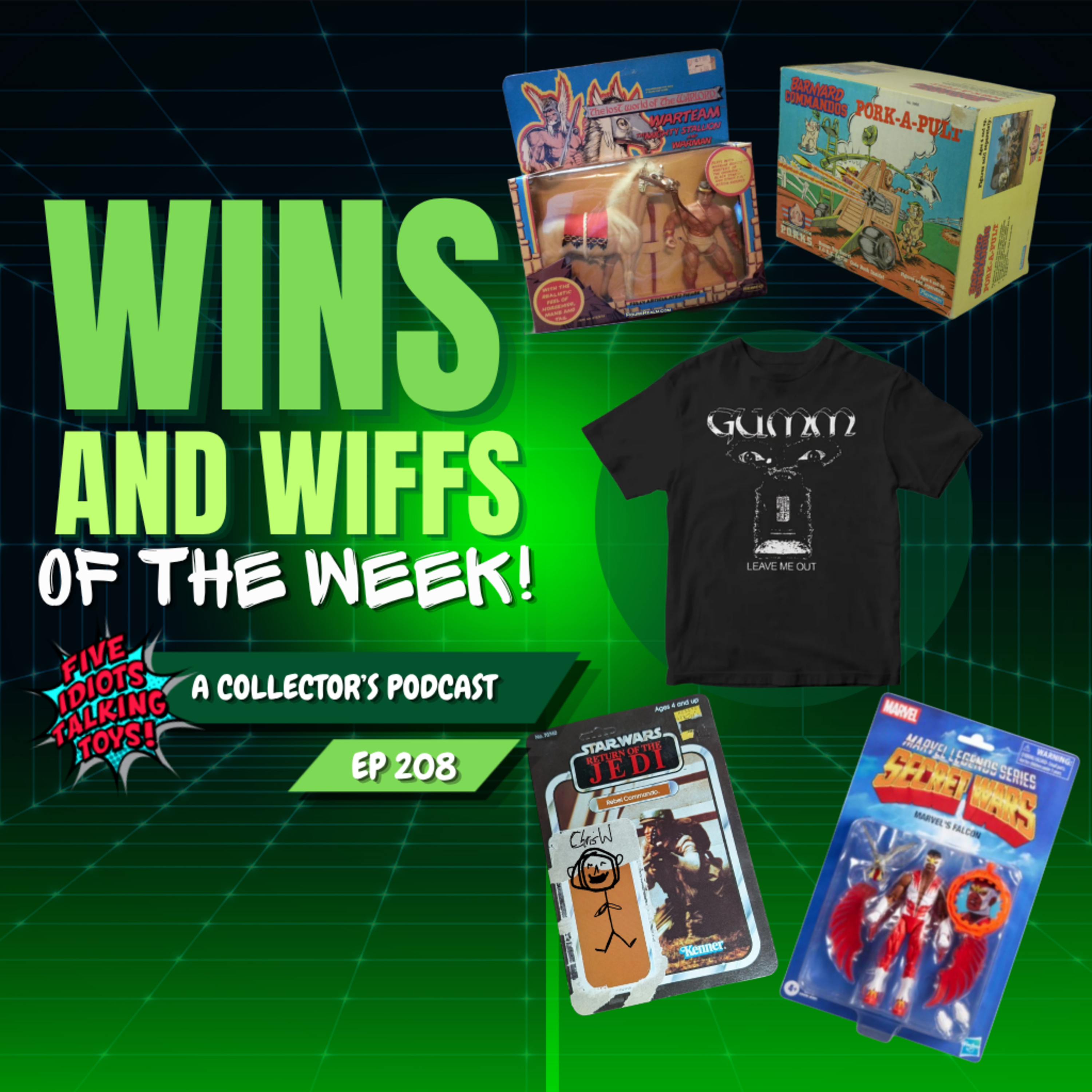 AMAZING Remco Find, SW Falcon, Barnyard Commandos FUN, Sweet Band T, A Very Special Cardback Ep 208 episode artwork