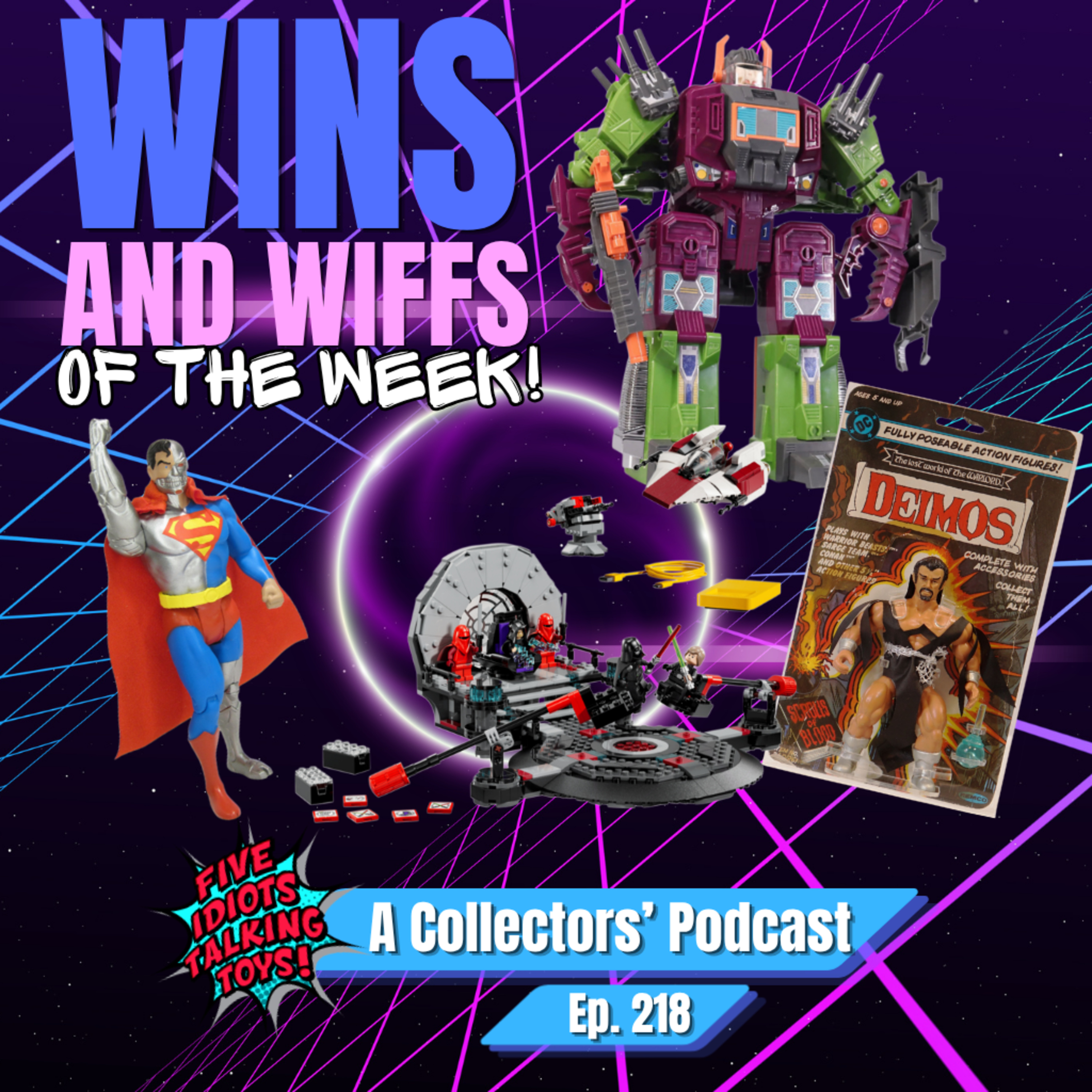 LEGO Throne Room w/A-Wing? More Remco Insanity. GIANT Transformer! Cyborg Superman | Ep 218 episode artwork