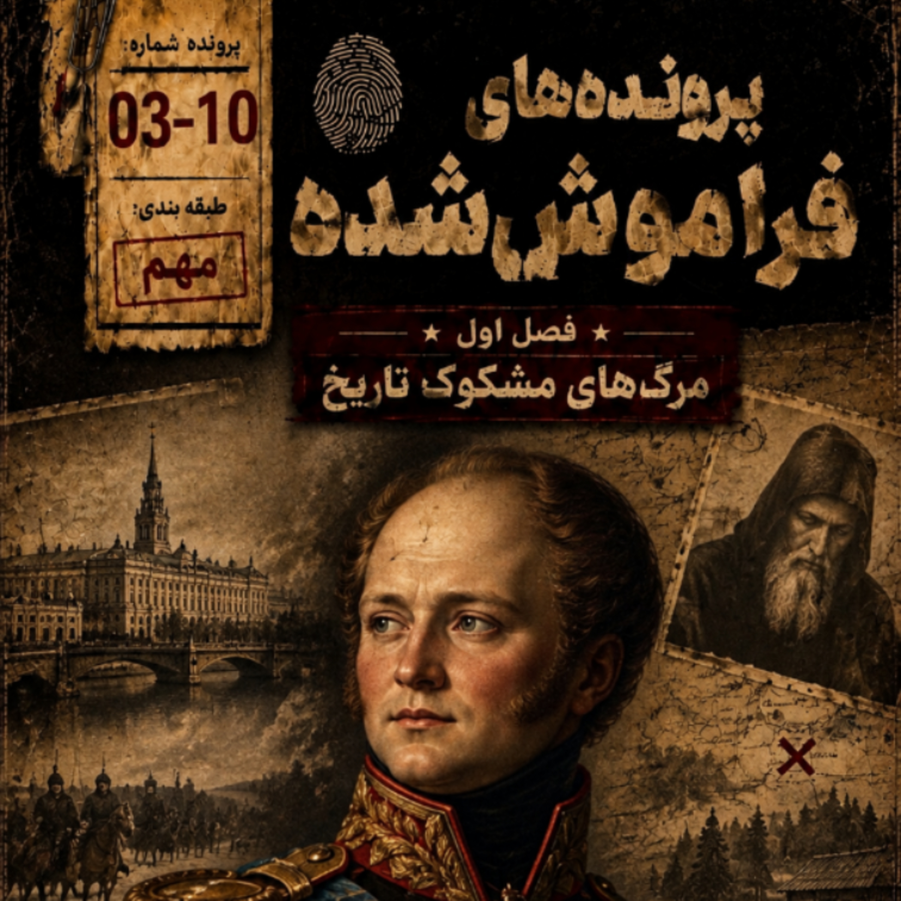 کاور راز مرگ الکساندر اول امپراطور روسیه