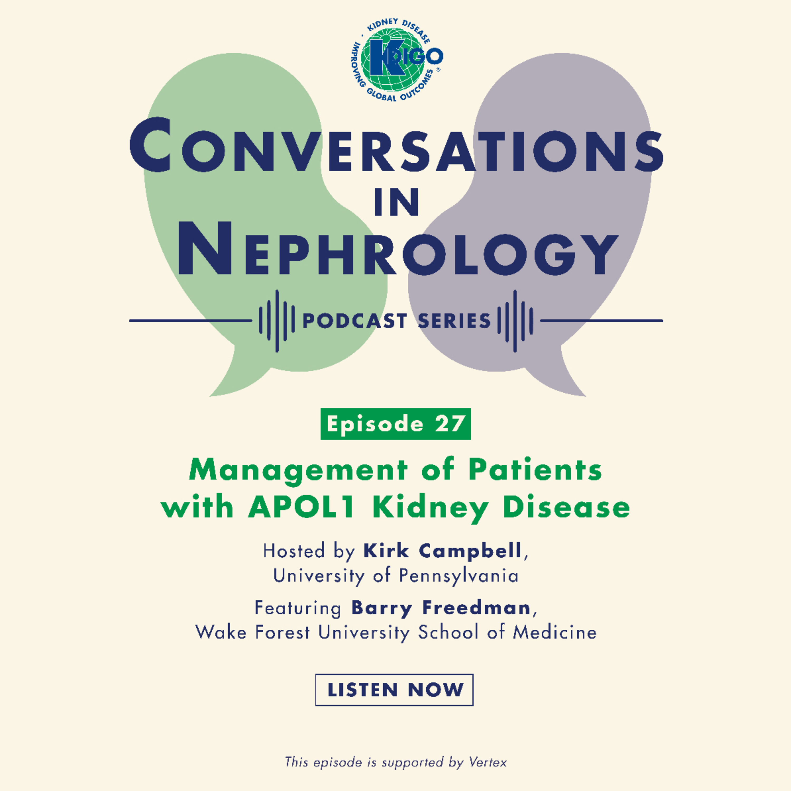 KDIGO Conversations in Nephrology