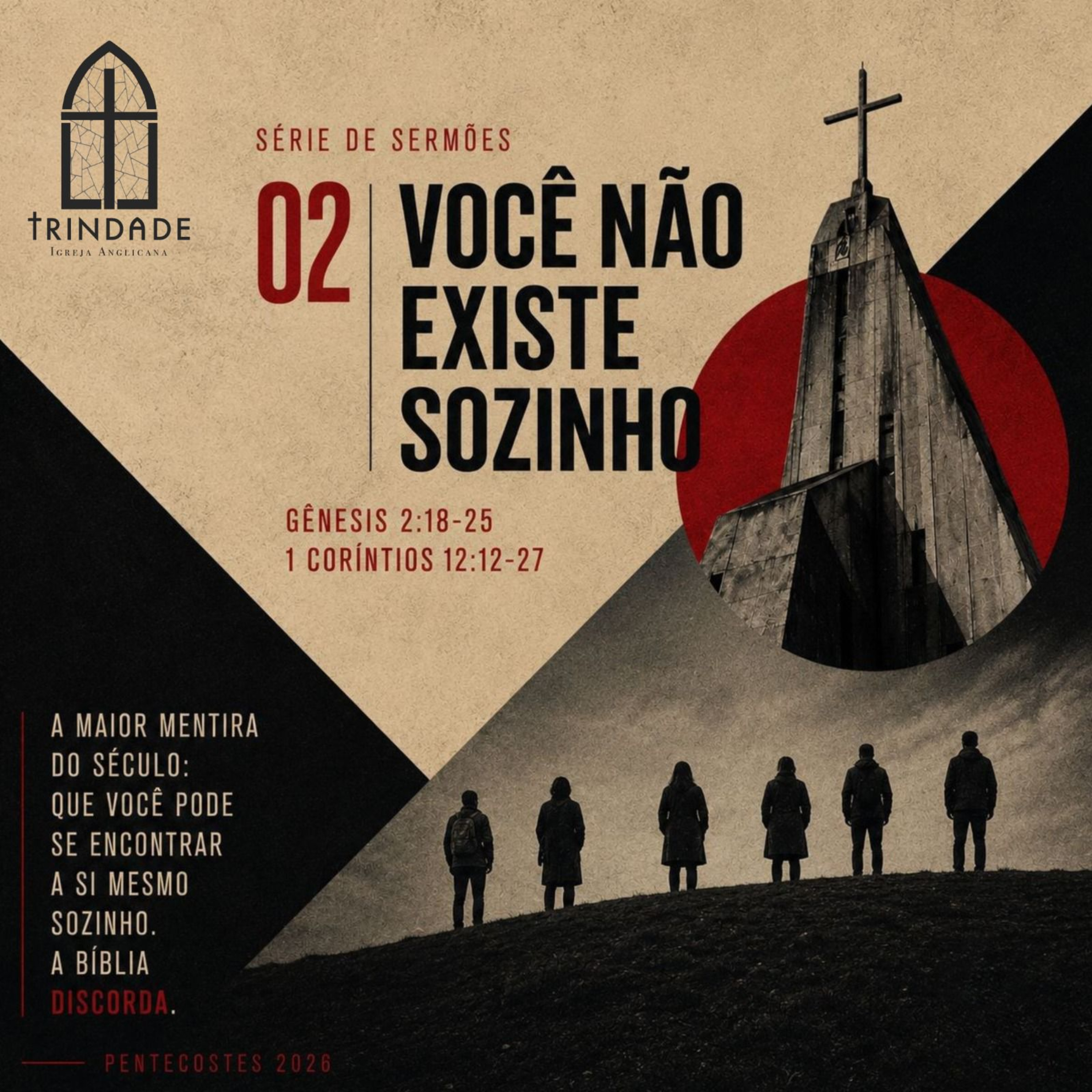 31/05 - Rev. Pedro Muniz - Série: Nós - Sermão: Você Não Existe Sozinho - Texto Bíblico: Gênesis 2:18  episode artwork