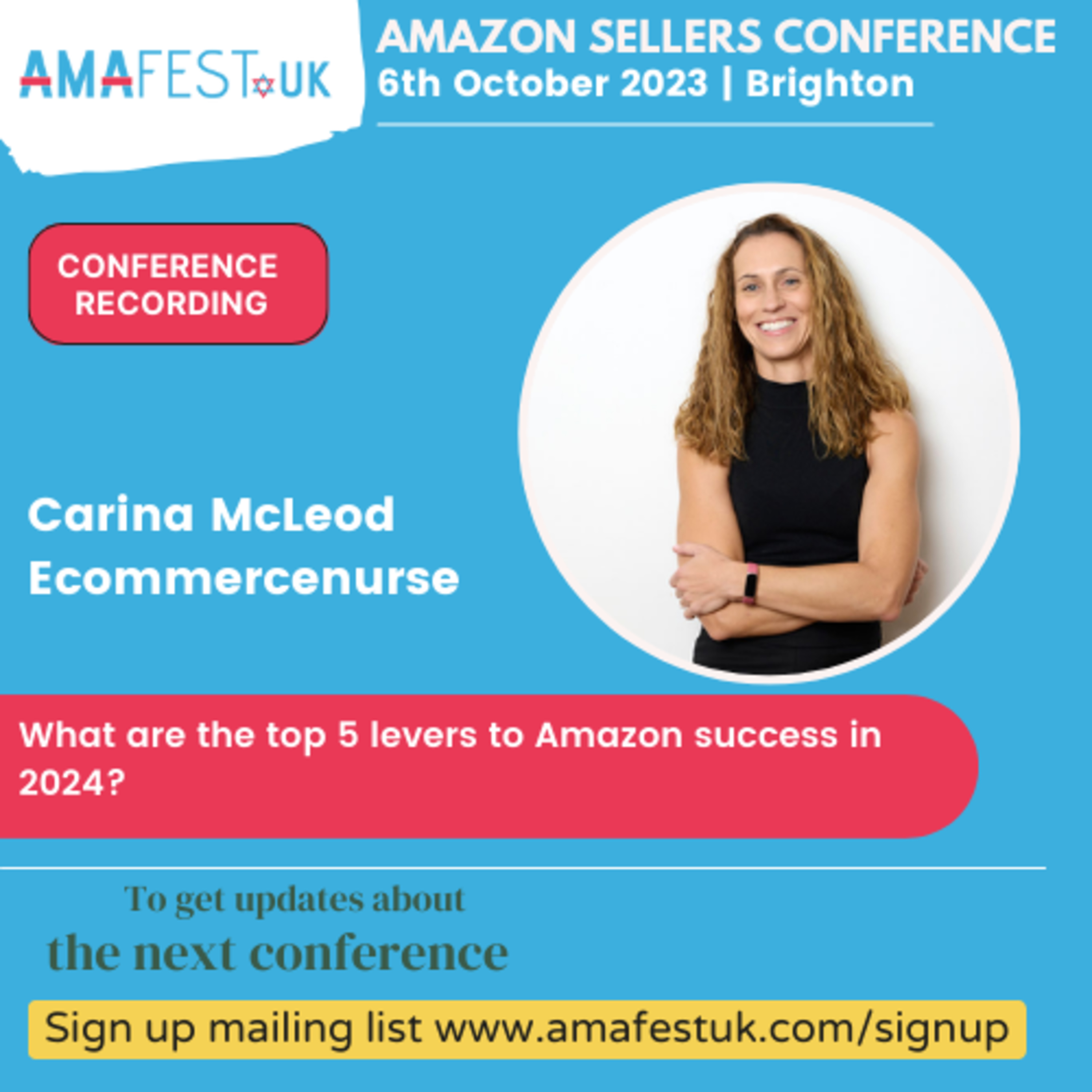 #AmafestUK - What are the top 5 levers to Amazon success in 2024? episode artwork