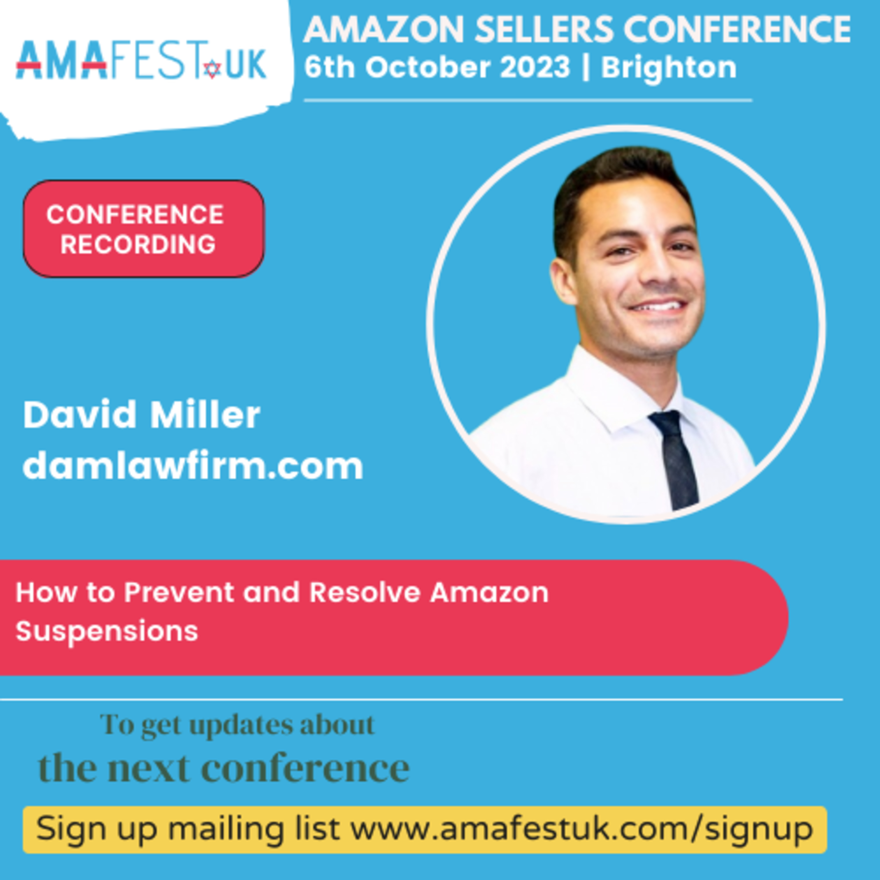 #AmafestUK - How to Prevent and Resolve Amazon Suspensions episode artwork