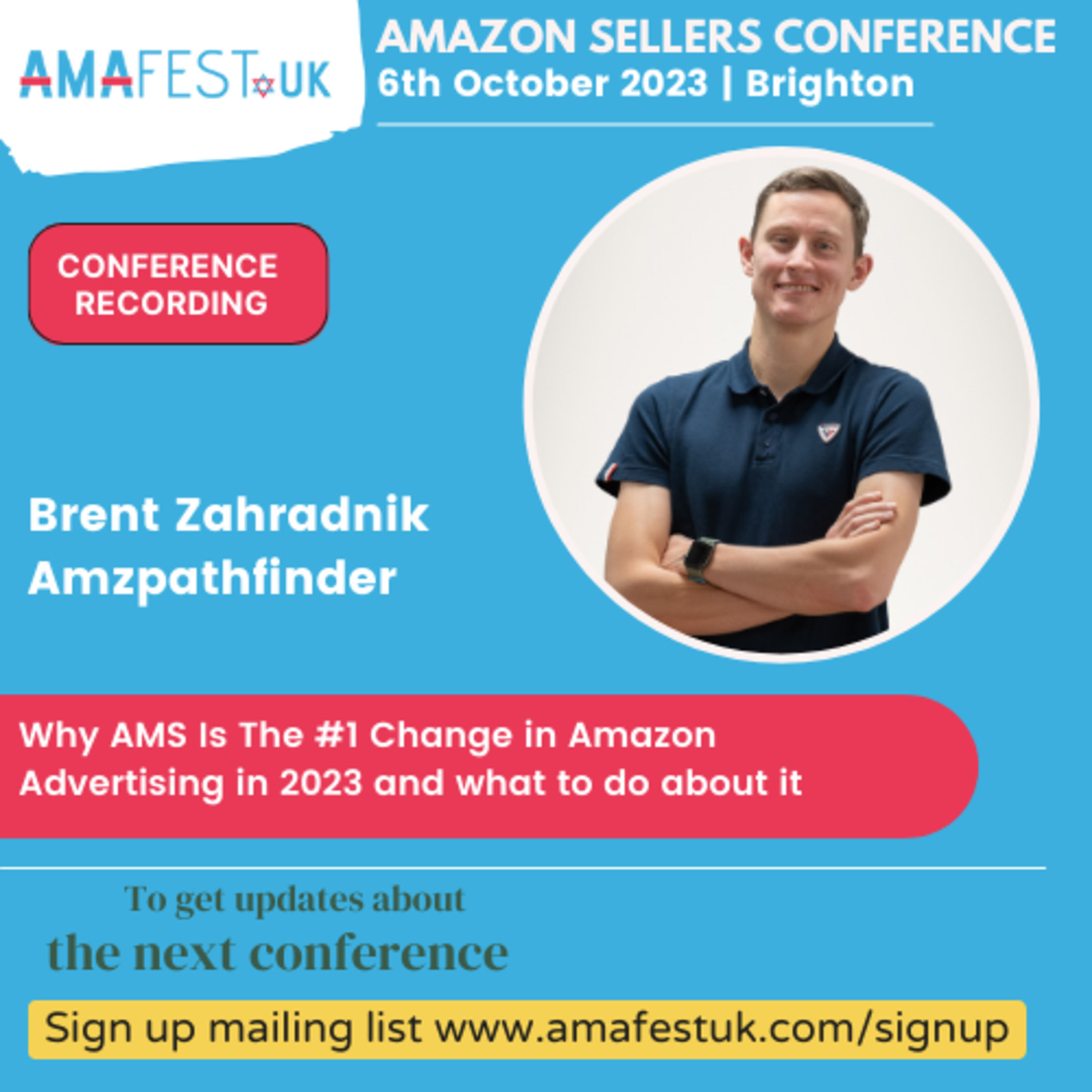 #AmafestUK - Why AMS Is The #1 Change in Amazon Advertising in 2023 and what to do about it episode artwork