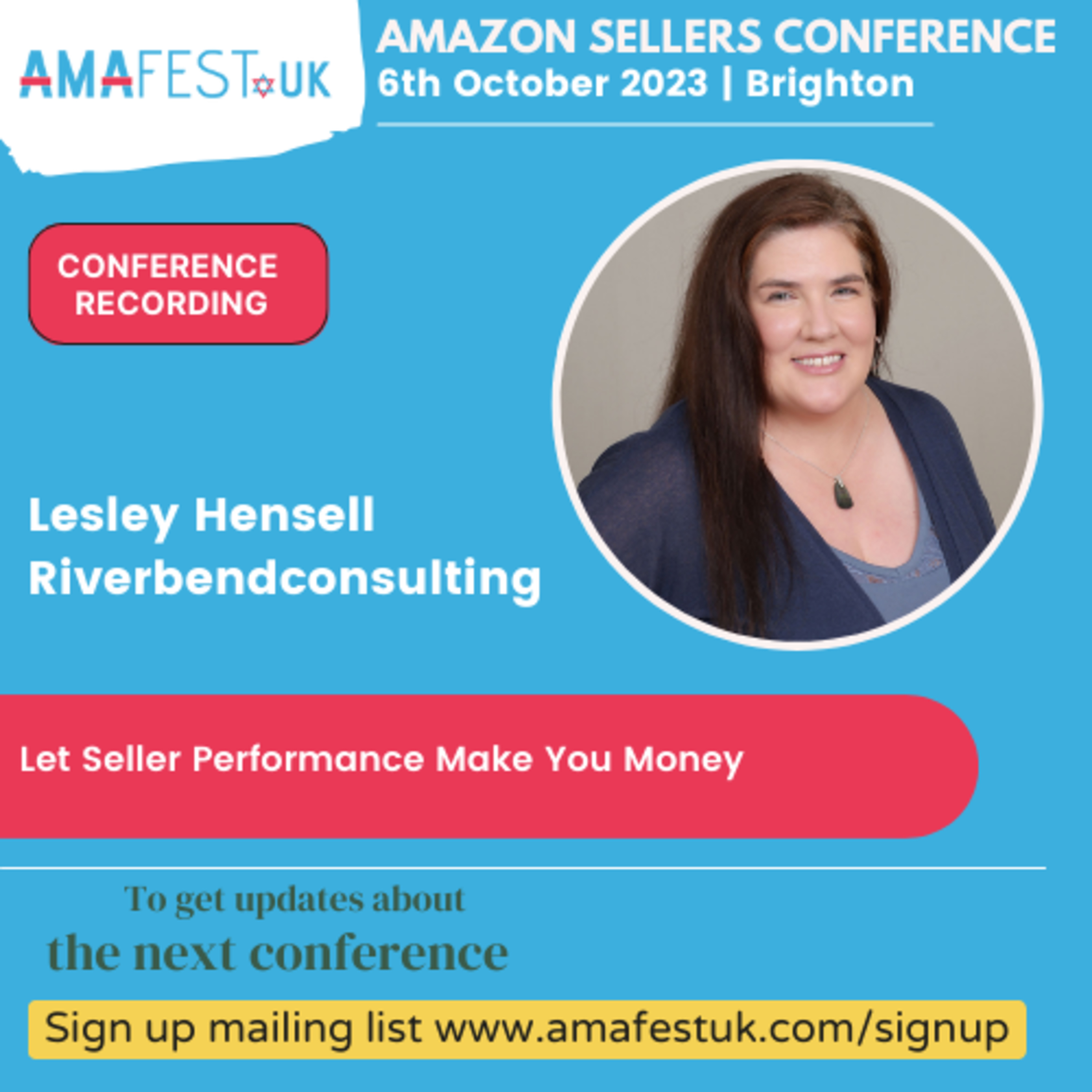 #AmafestUK - Let Seller Performance Make You Money episode artwork