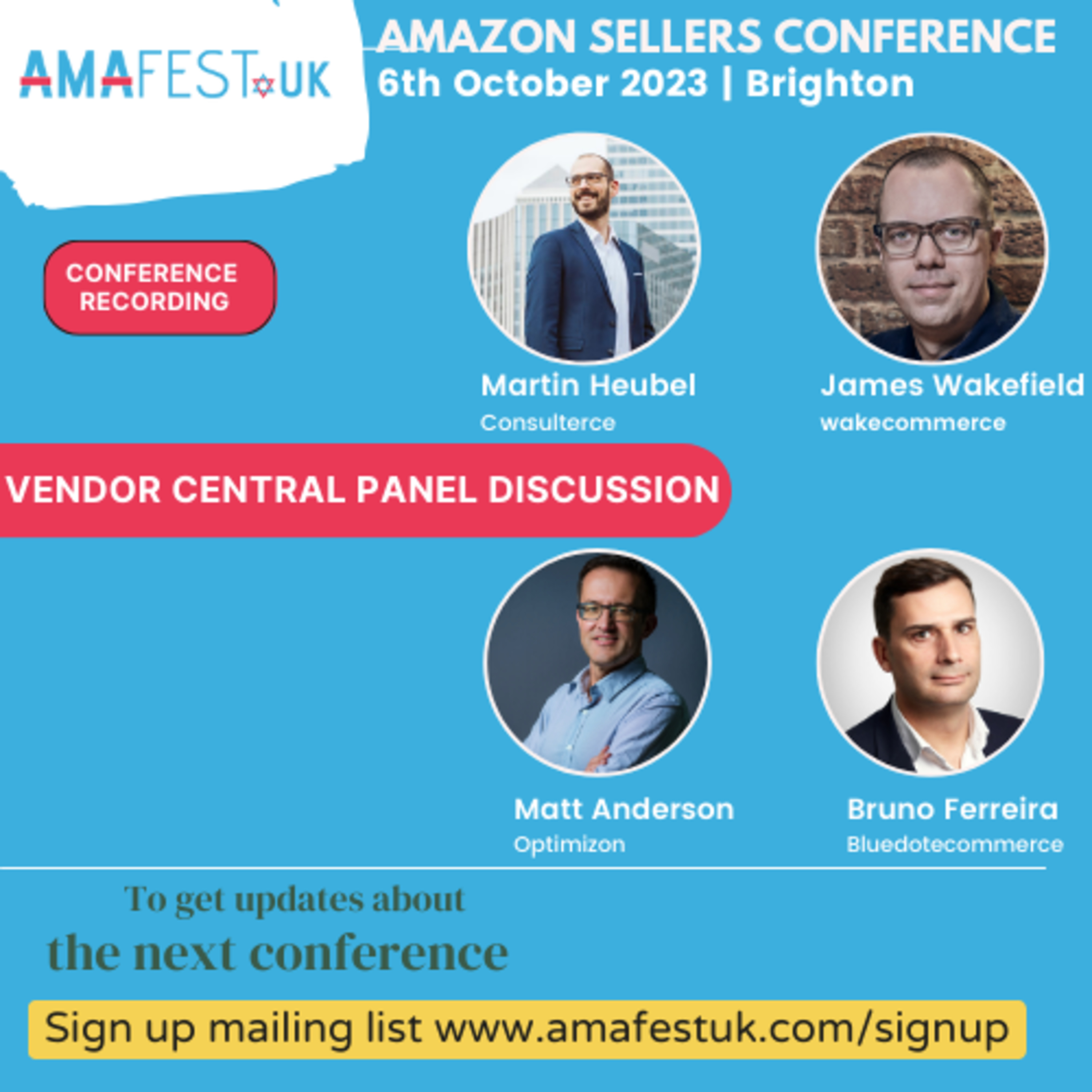#AmafestUK - Vendor Central Panel Discussion Powered by Consulterce episode artwork