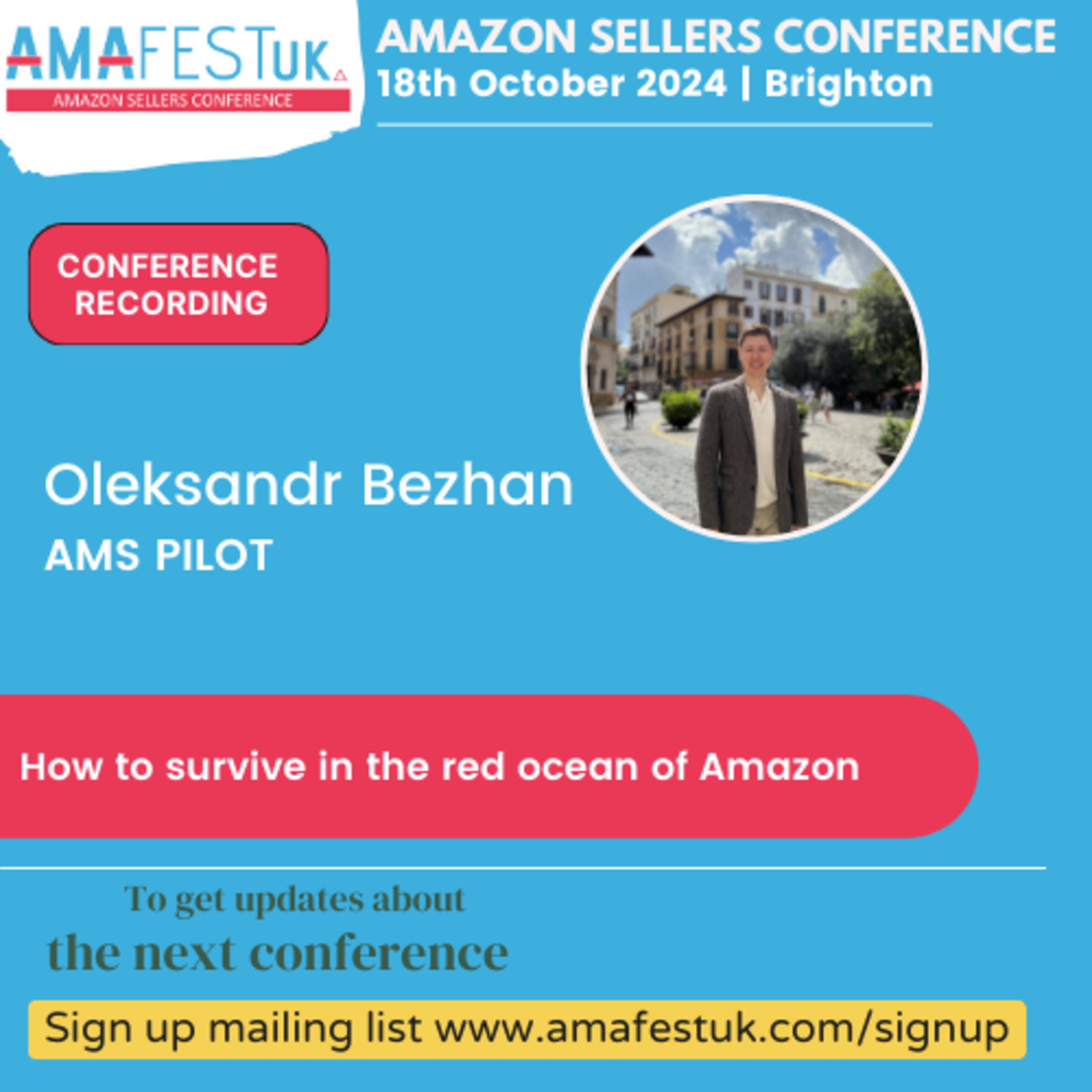 AmafestUK 2024 | How to survive in the red ocean of Amazon episode artwork