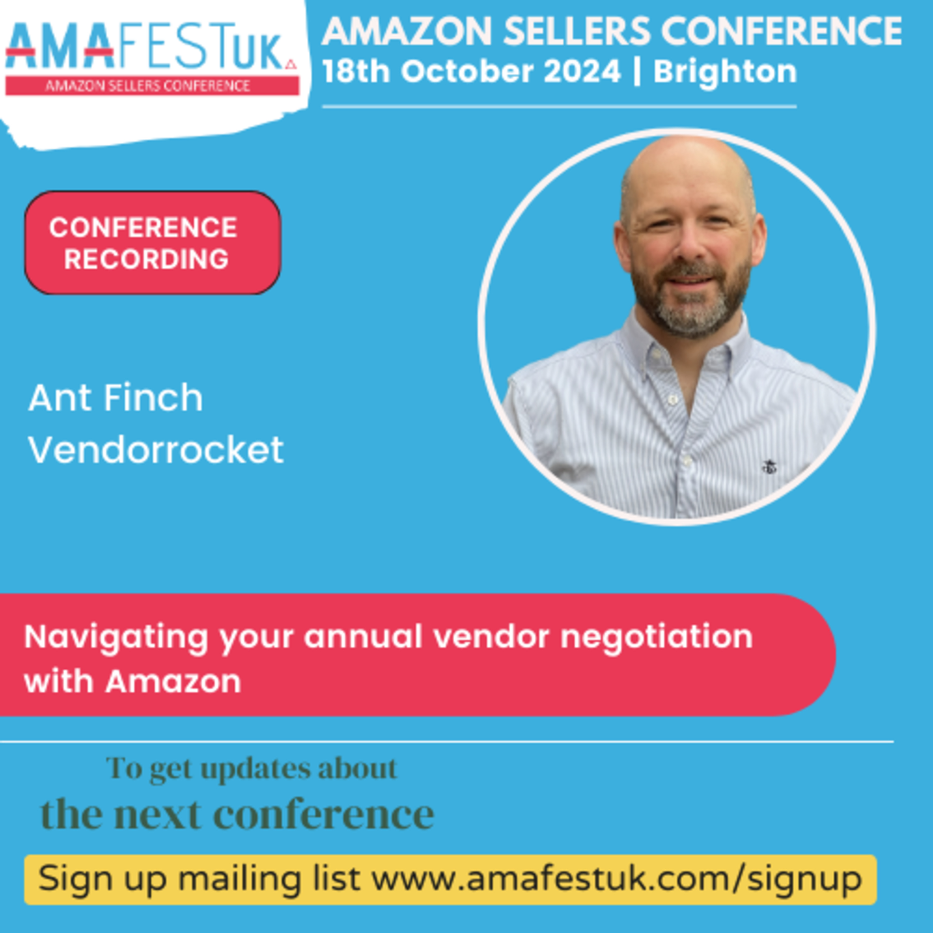 AmafestUK 2024 | Navigating your annual vendor negotiation with Amazon episode artwork