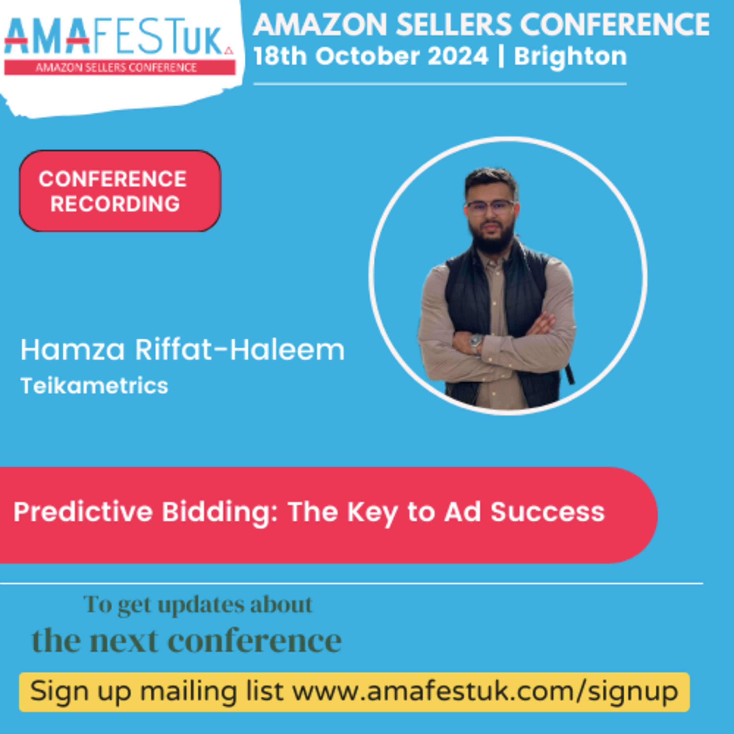 AmafestUK 2024 |Predictive Bidding: The Key to Ad Success episode artwork