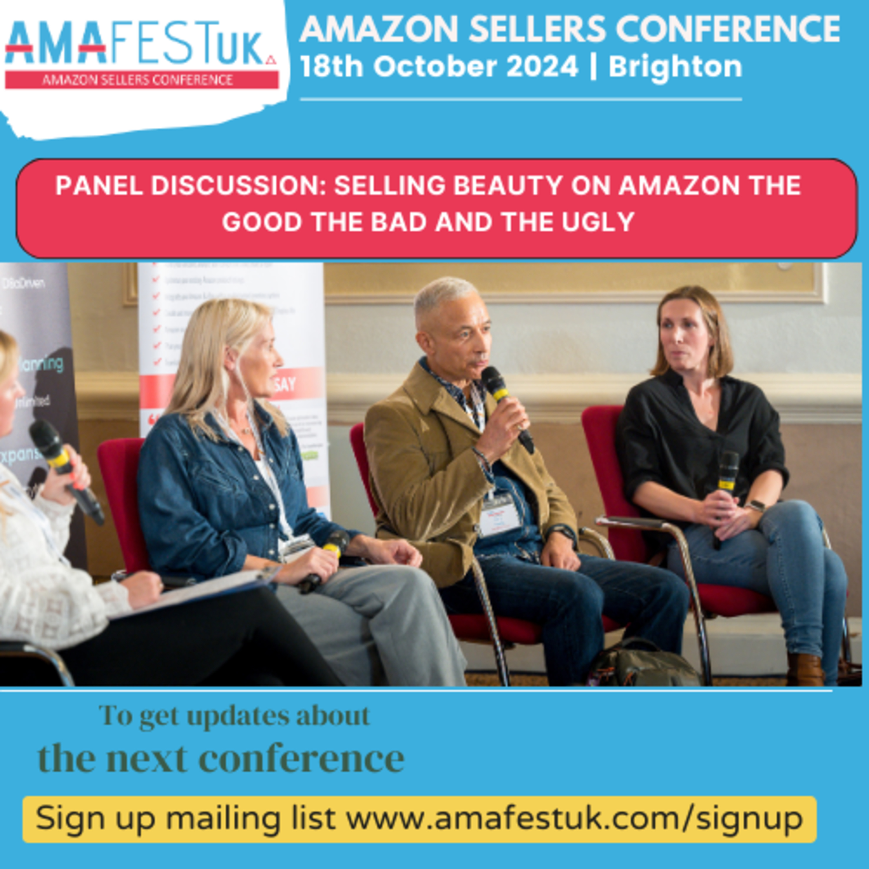 AmafestUK 2024 |Selling Beauty on Amazon The good the bad and the ugly episode artwork