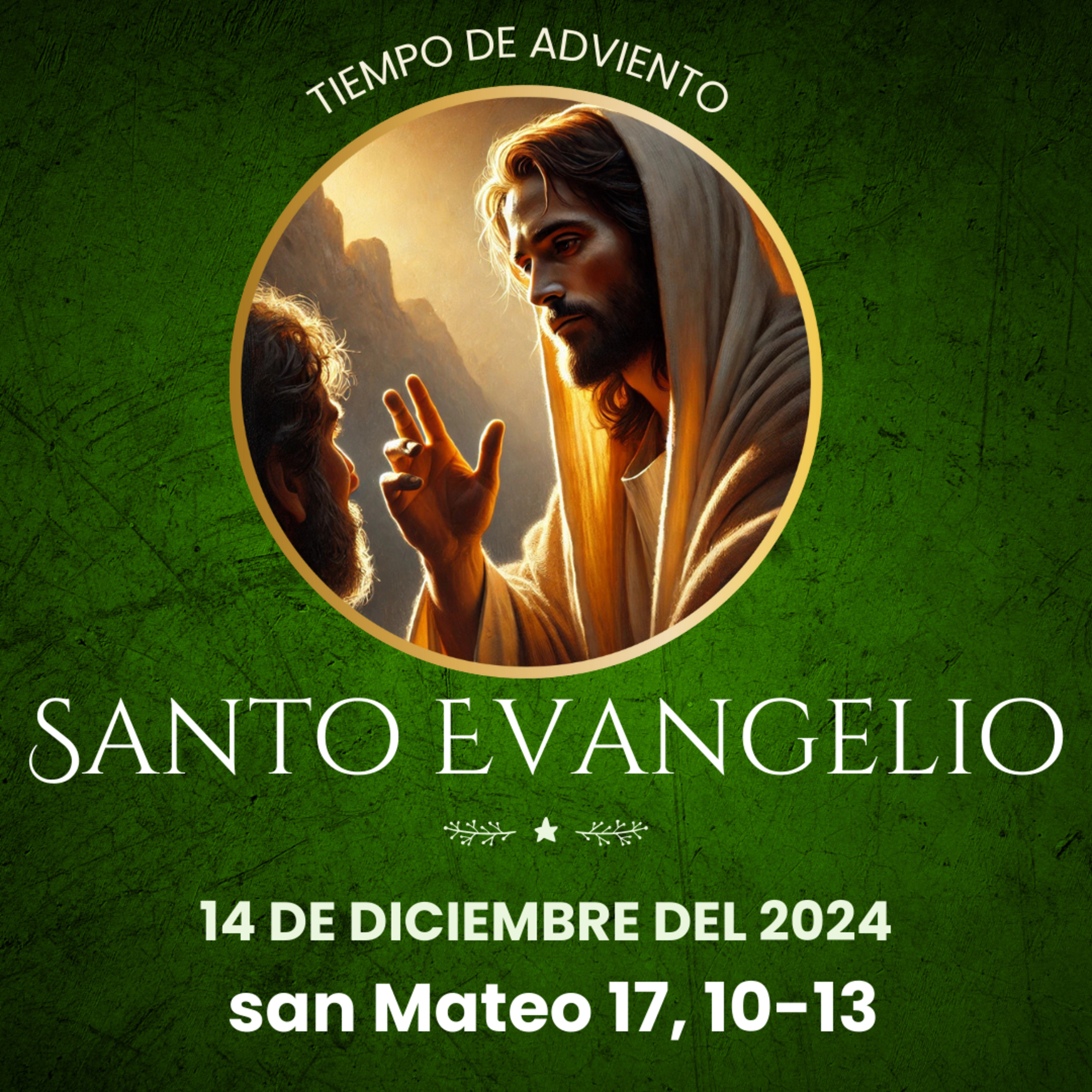 Evangelio del 14 de diciembre del 2024 según san Mateo 17, 10-13 episode artwork