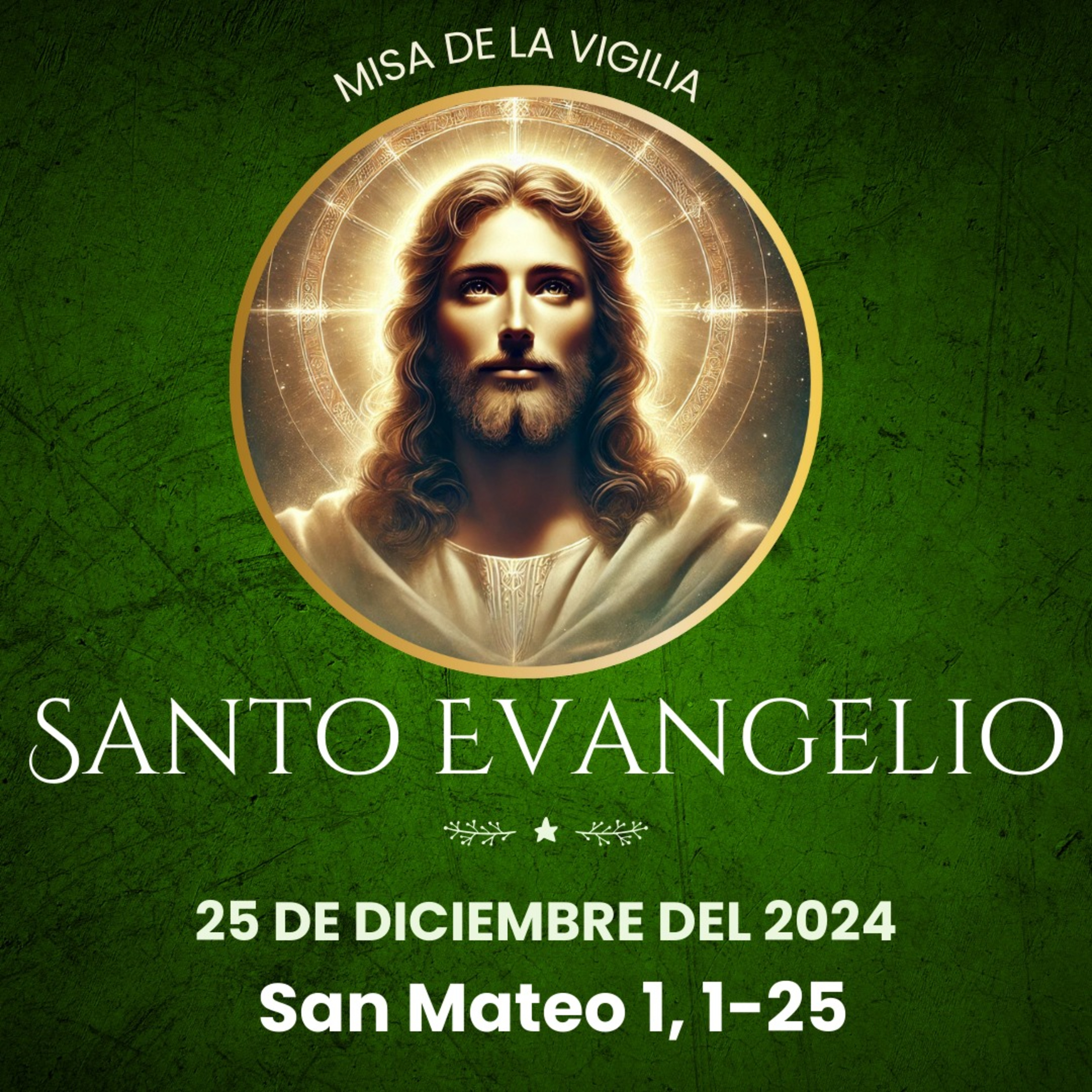 Evangelio del 25 de diciembre del 2024 según San Mateo 1, 1-25... MISA DE LA VIGILIA episode artwork