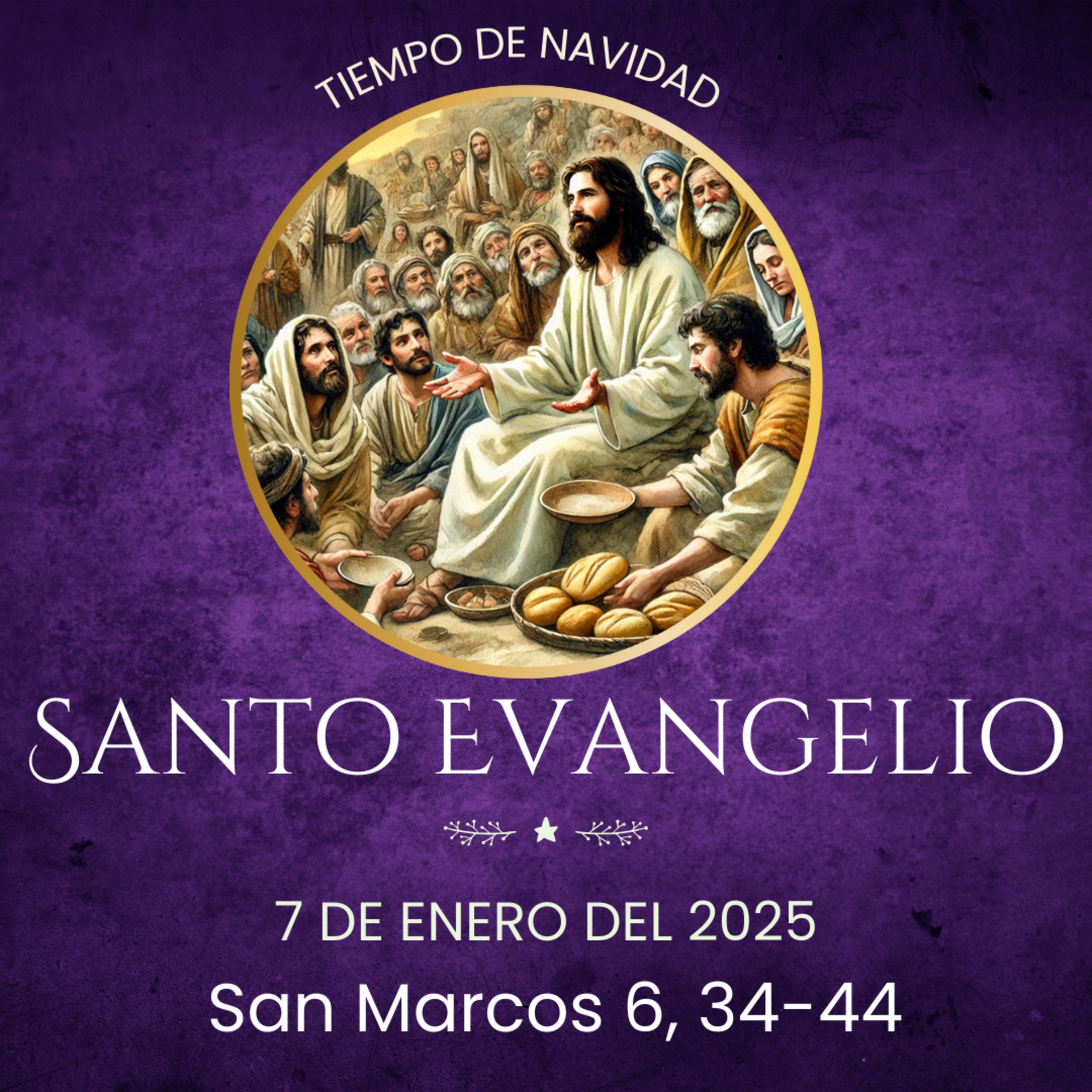 Evangelio del 7 de enero 2025 según Marcos 6, 34-44 episode artwork