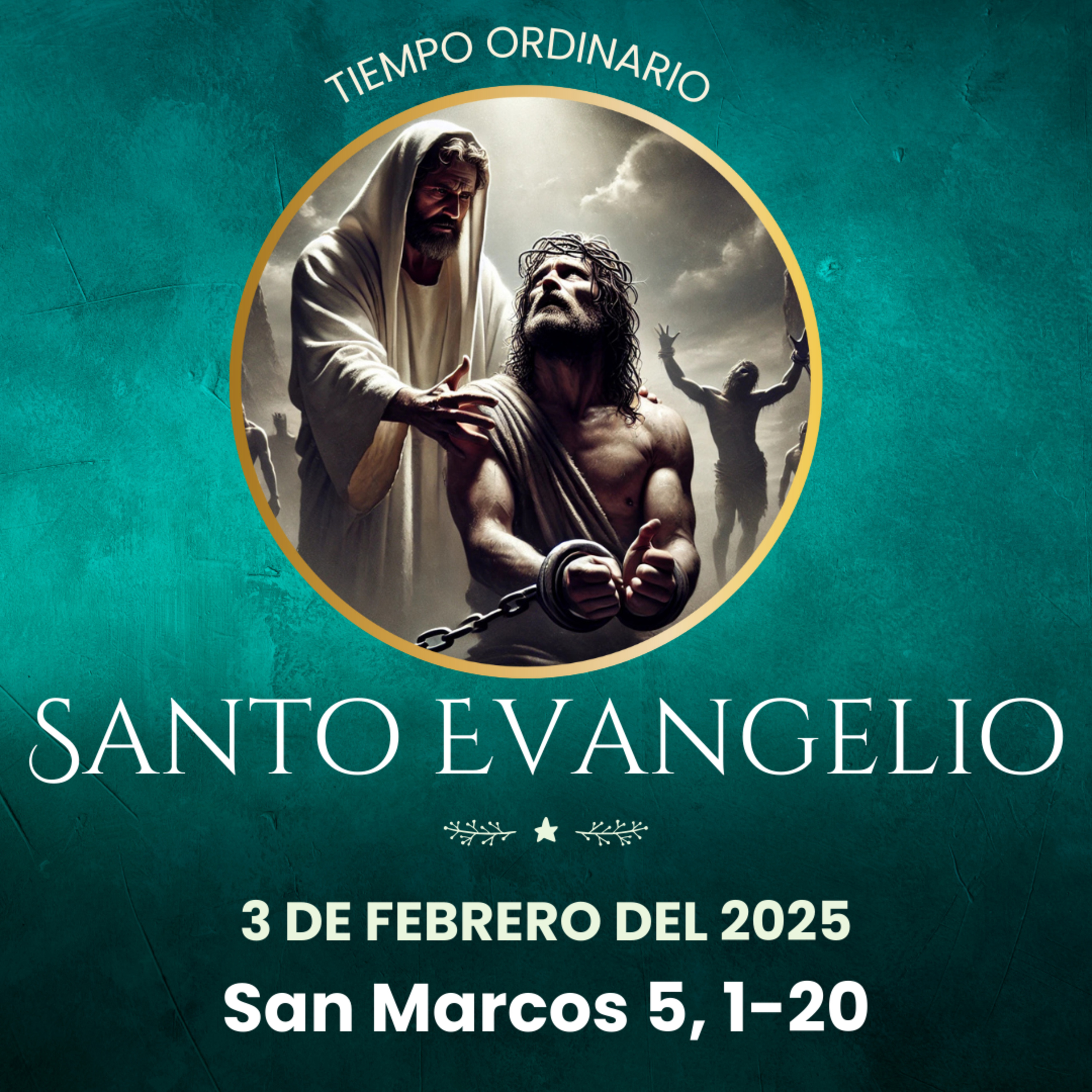 Evangelio del 3 de febrero del 2025 según San Marcos 5, 1-20 episode artwork