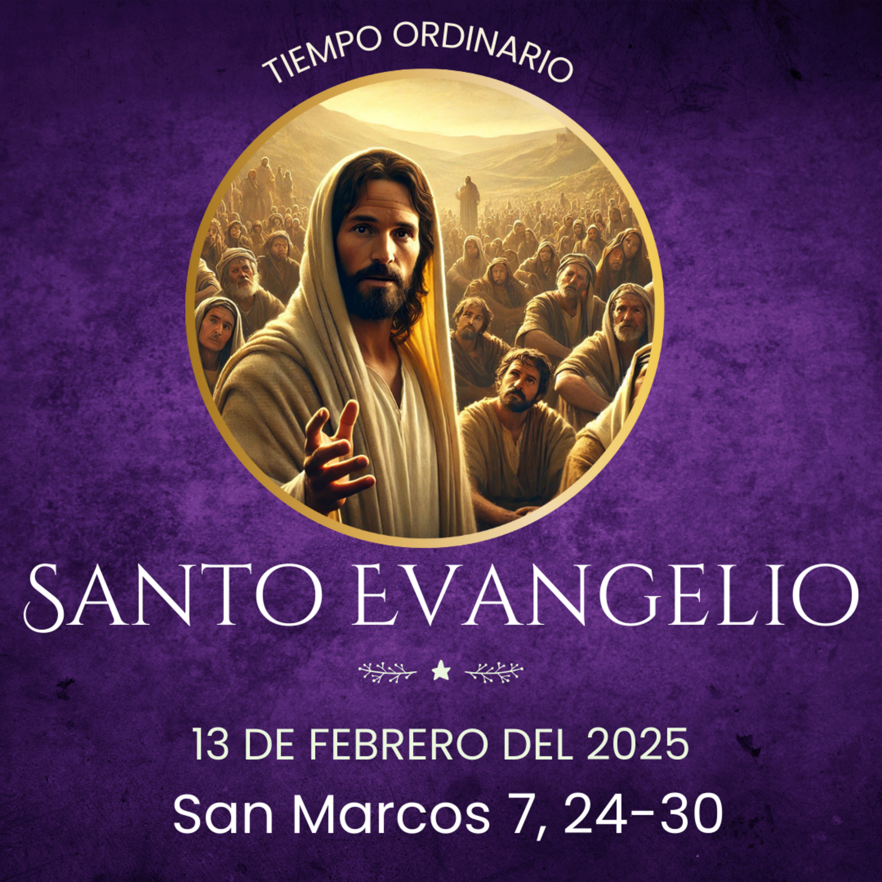 Evangelio del 13 de febrero del 2025 según san Marcos 7, 24-30 episode artwork