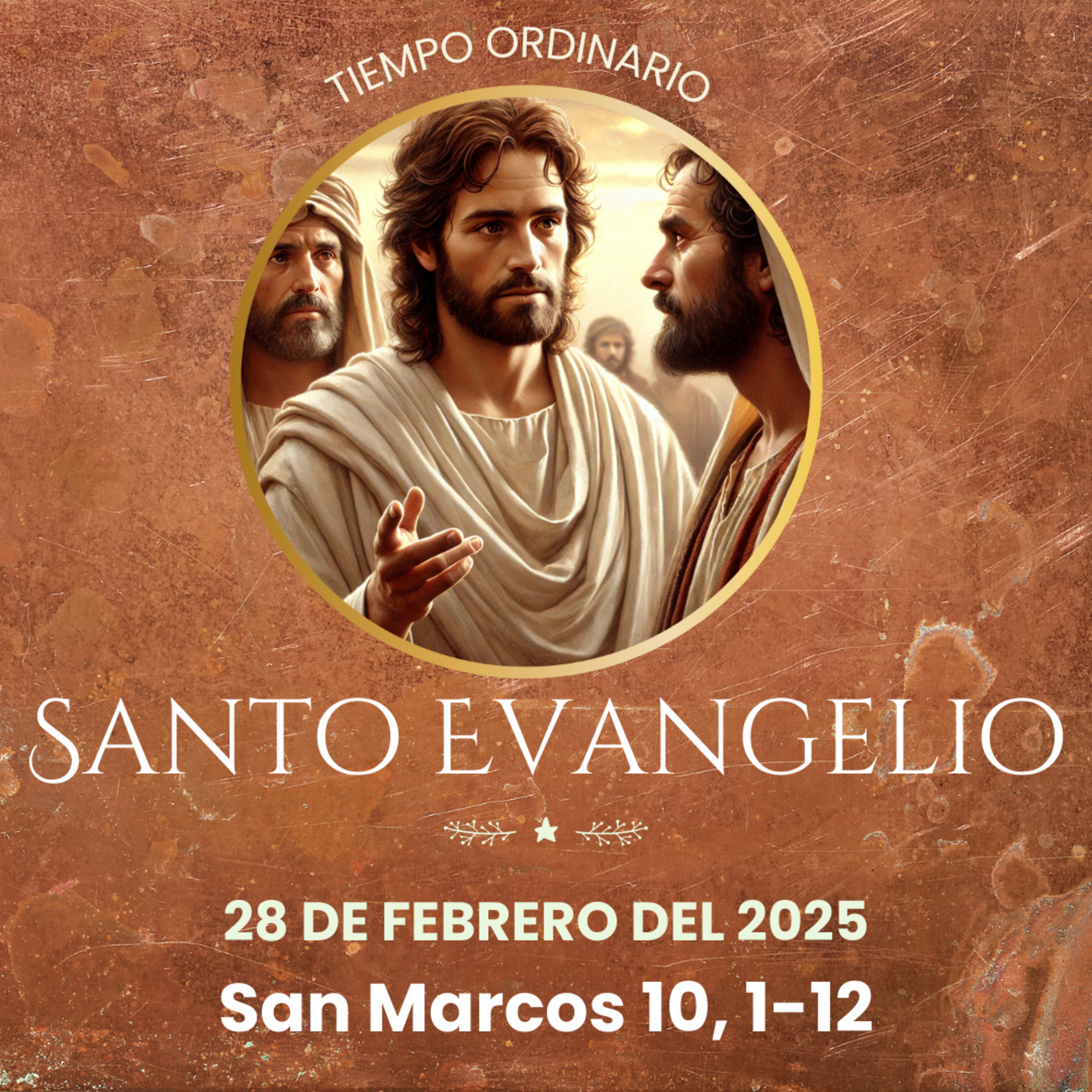 Evangelio del 28 de febrero del 2025 según san Marcos 10, 1-12 episode artwork