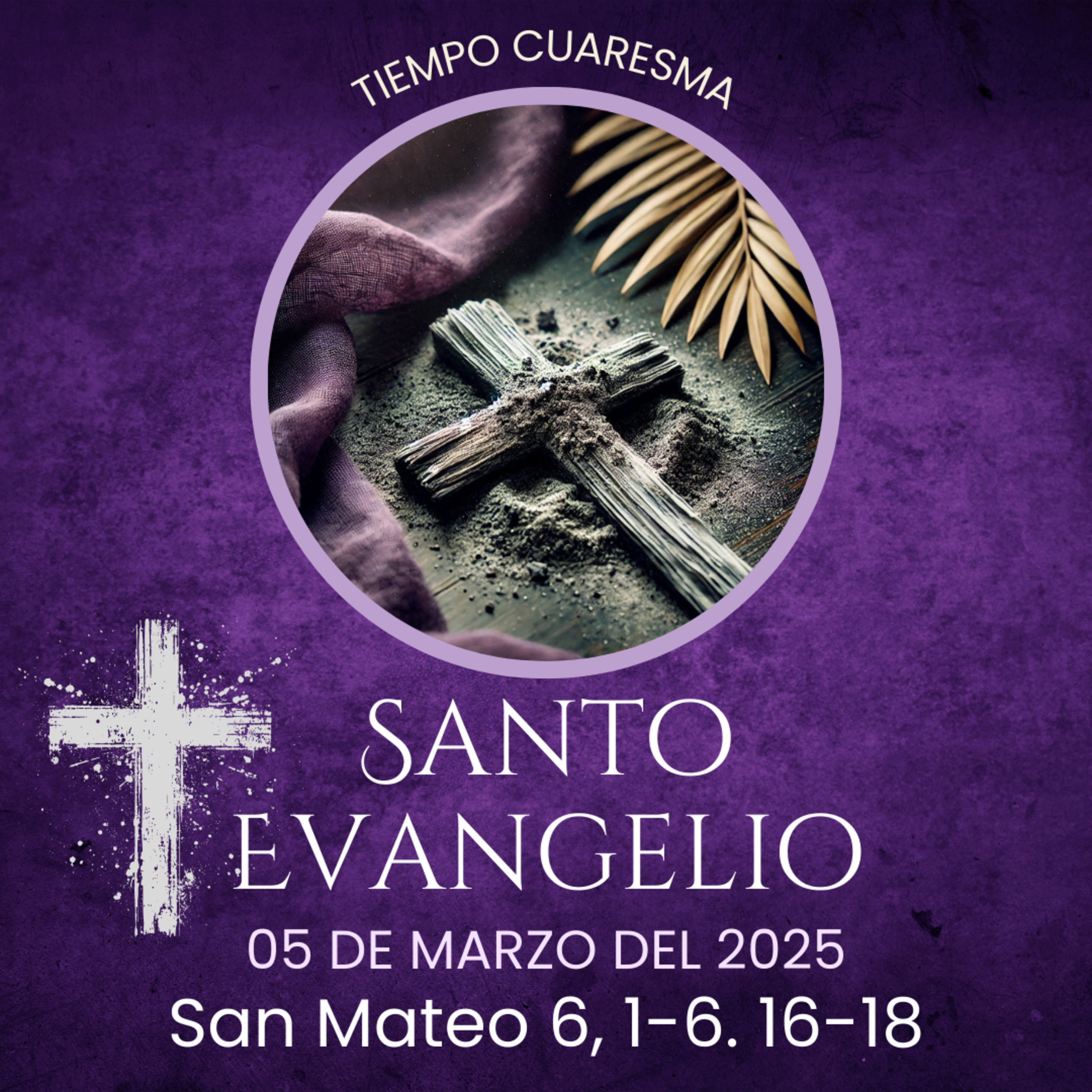 Evangelio del 5 de marzo del 2025 según Mateo 6, 1-6. 16-18 episode artwork