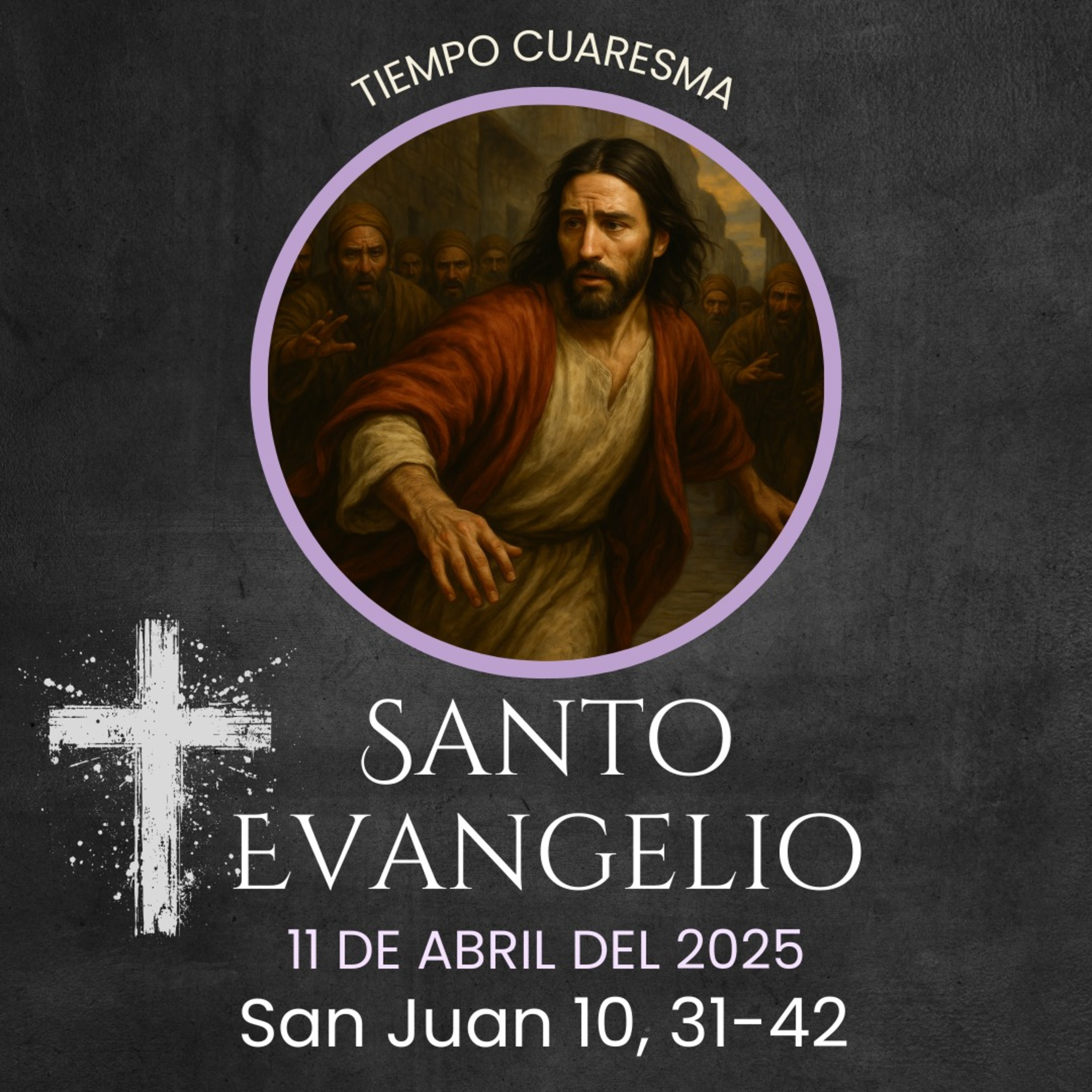 Evangelio del 11 de abril del 2025 según san Juan 10, 31-42 episode artwork
