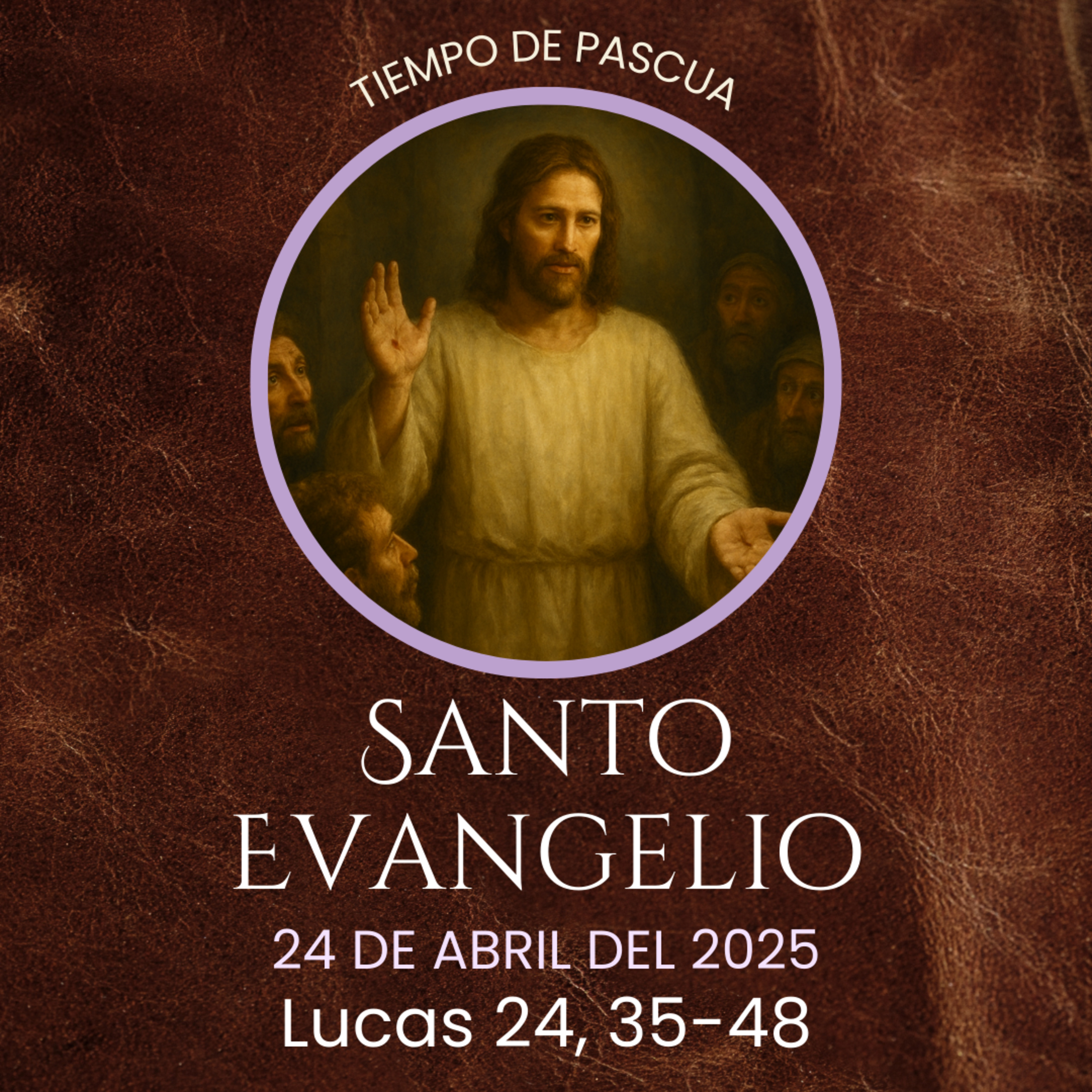 Evangelio del 24 de abril del 2025 según san Lucas 24, 35-48 episode artwork