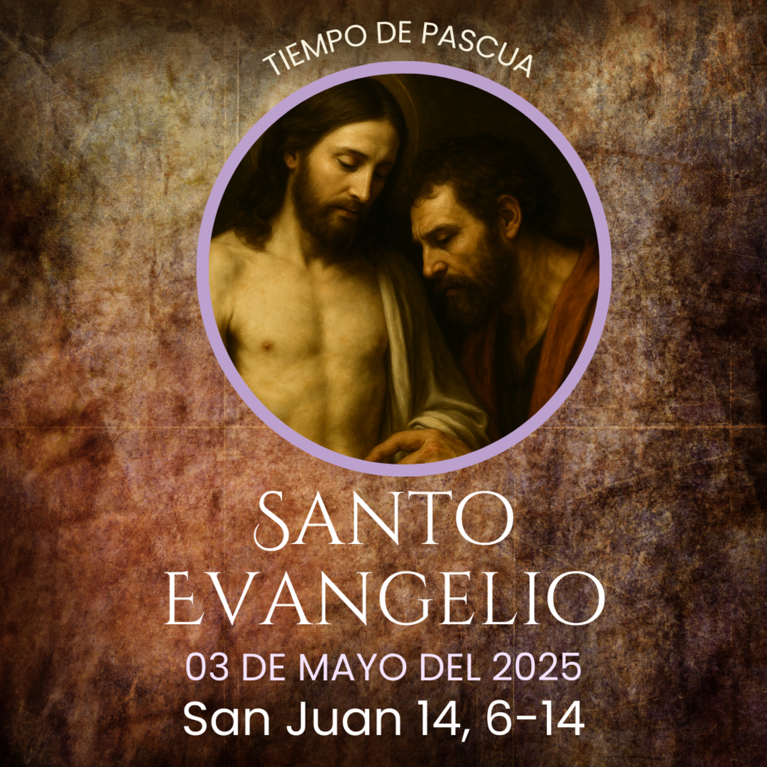 Evangelio del 3 de mayo del 2025 según San Juan 14, 6-14 episode artwork