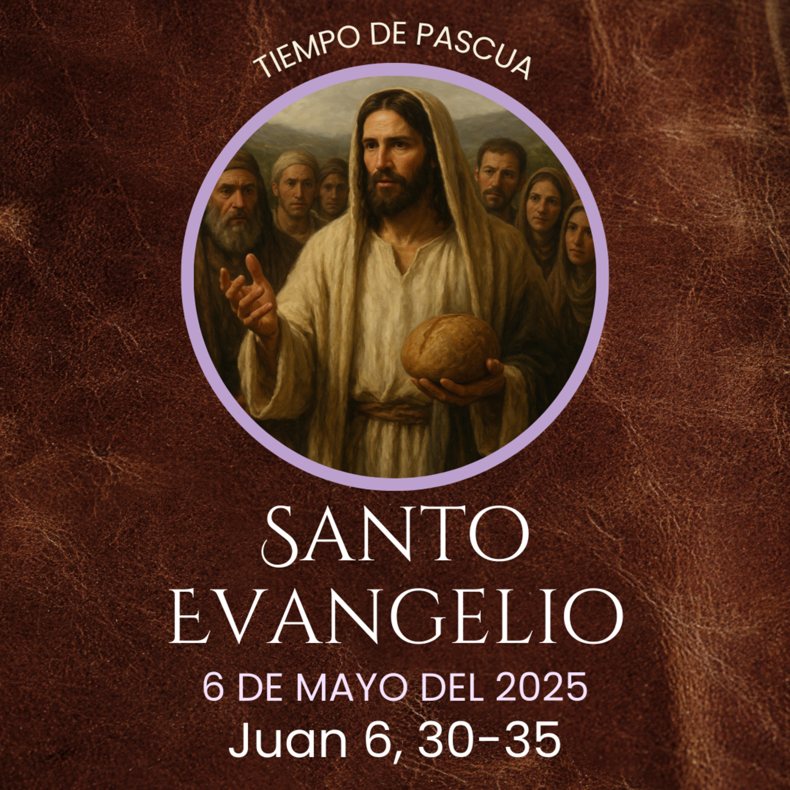 Evangelio del 6 de mayo del 2025 según san Juan 6, 30-35 episode artwork