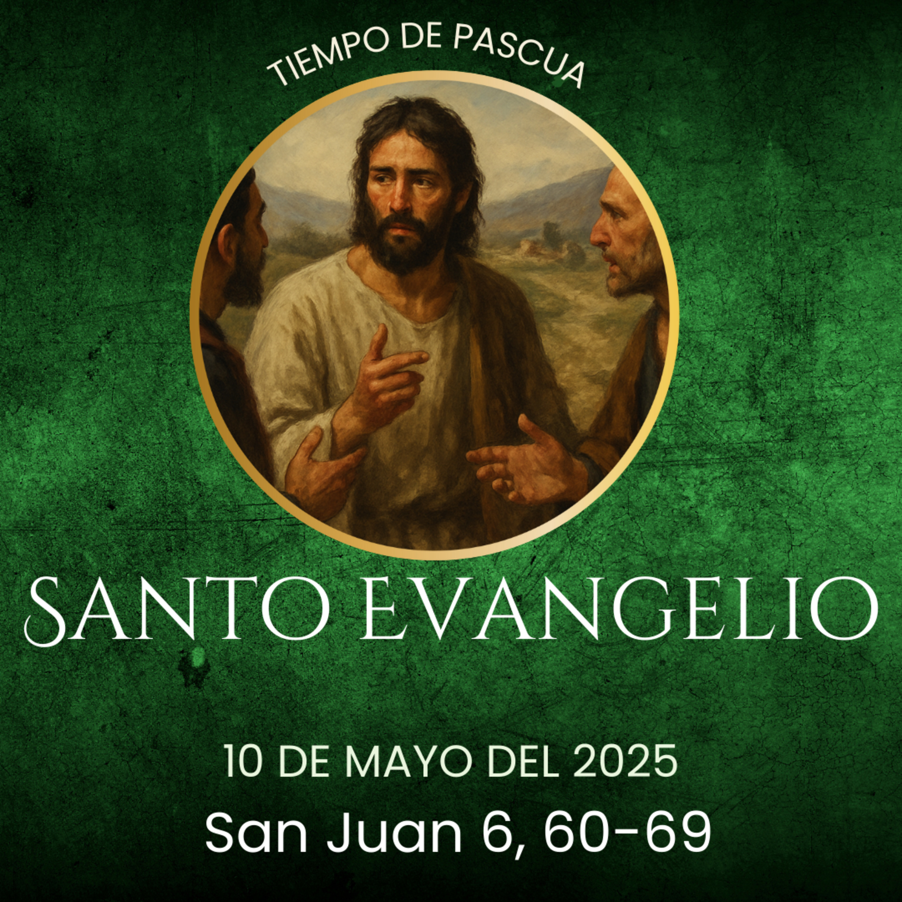 Evangelio del 10 de mayo del 2025 según san Juan 6, 60-69 episode artwork