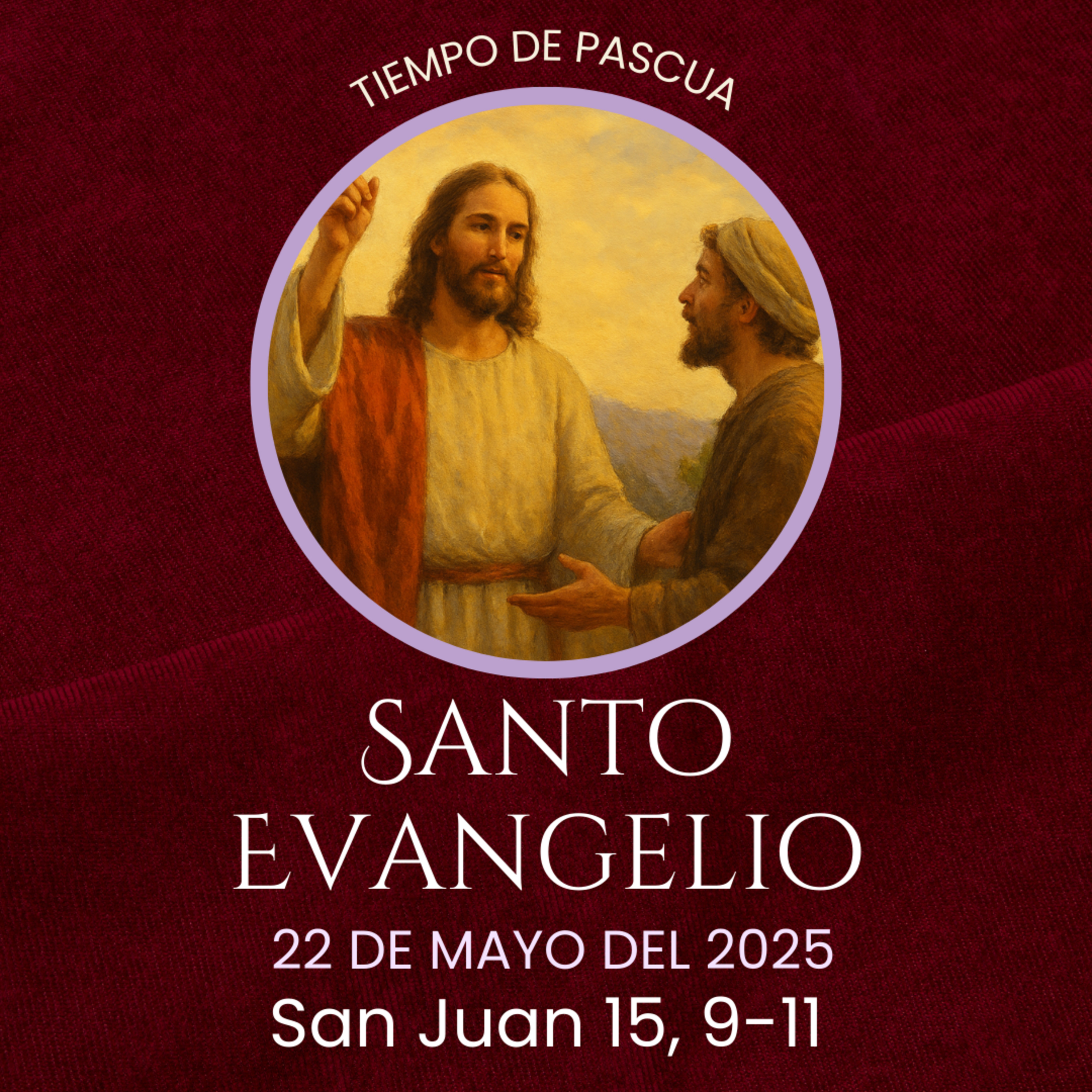 Evangelio del 22 de mayo del 2025 según san Juan 15, 9-11 episode artwork