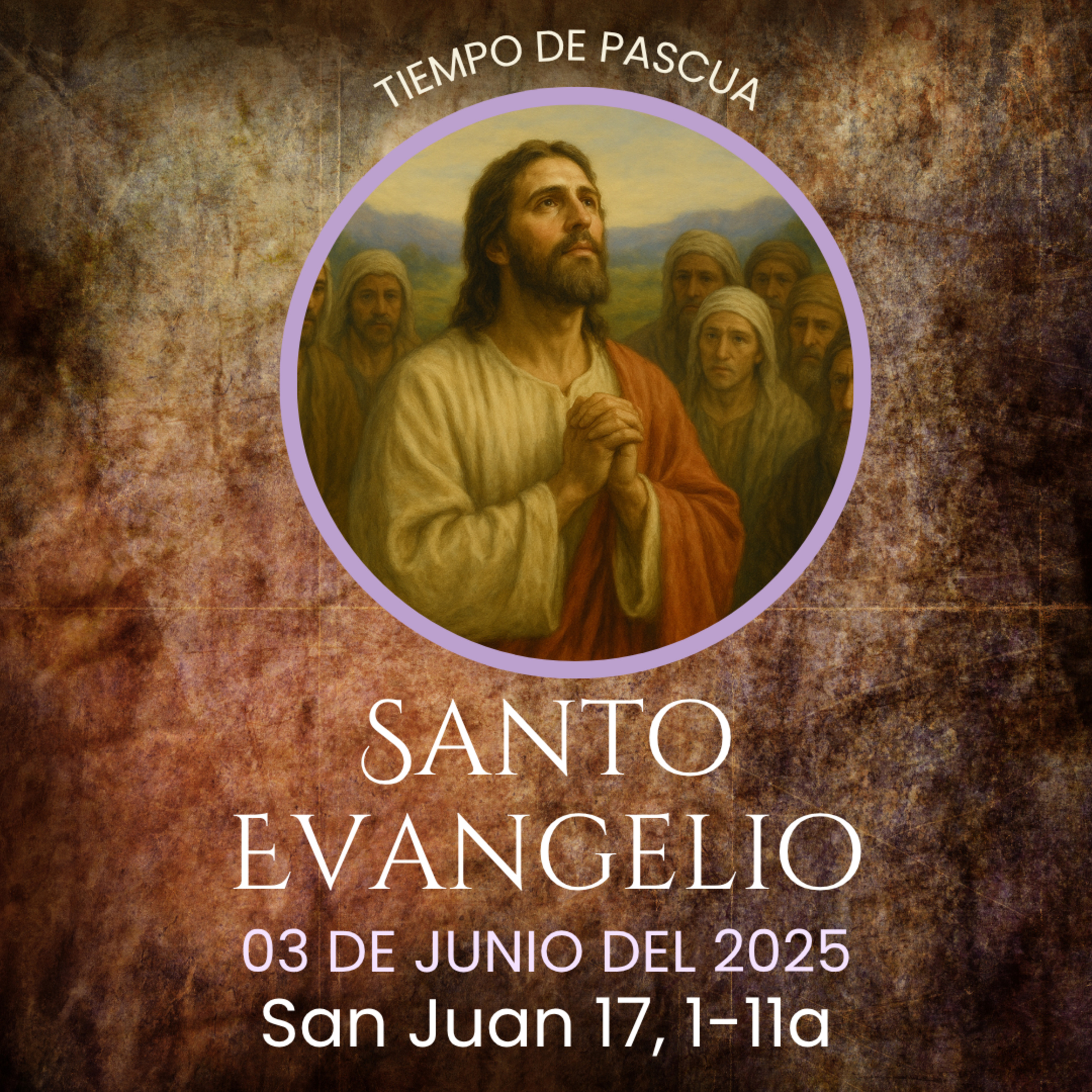 Evangelio del 3 de junio del 2025 según san Juan 17, 1-11a episode artwork