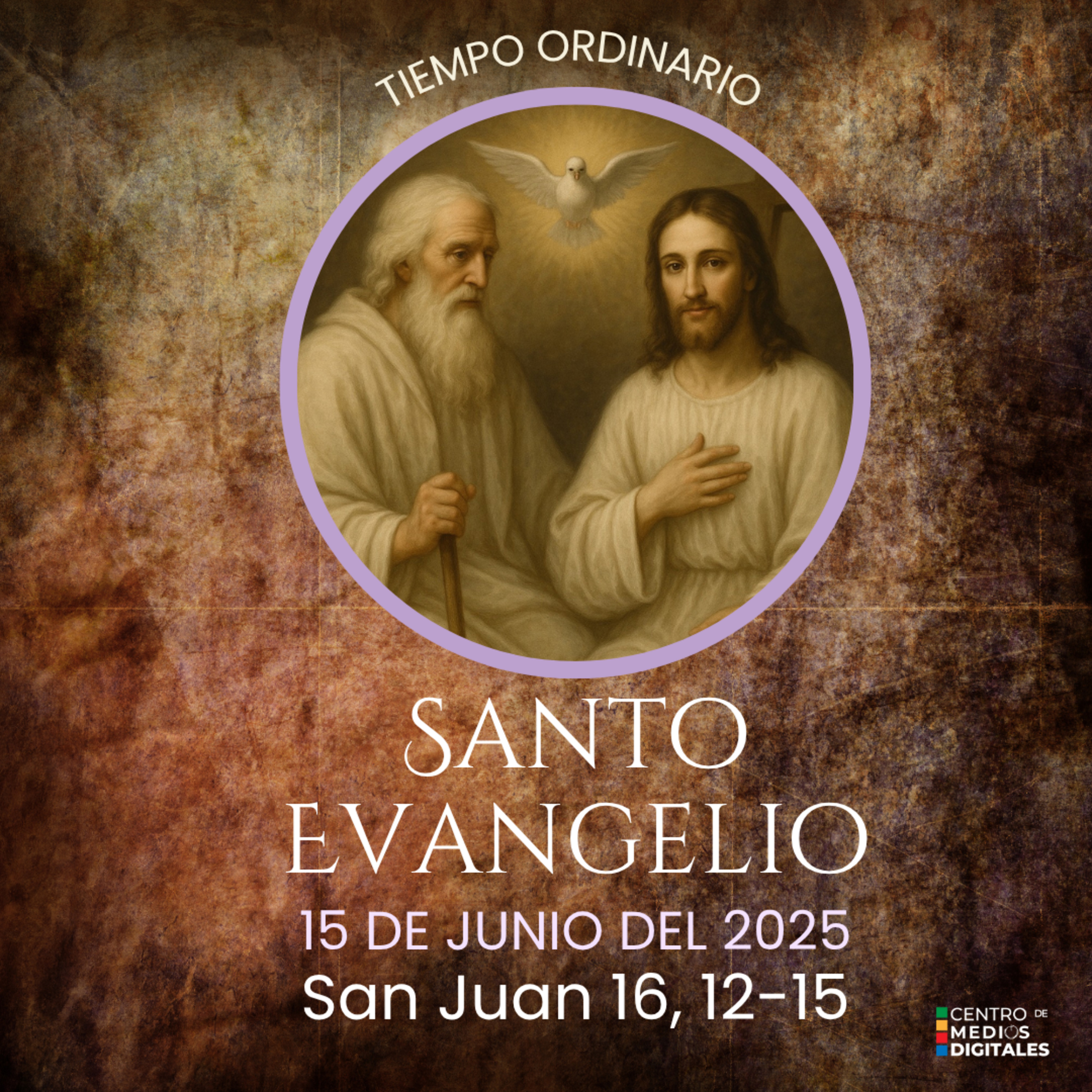 Evangelio del 15 de junio del 2025 según san Juan 16, 12-15 episode artwork