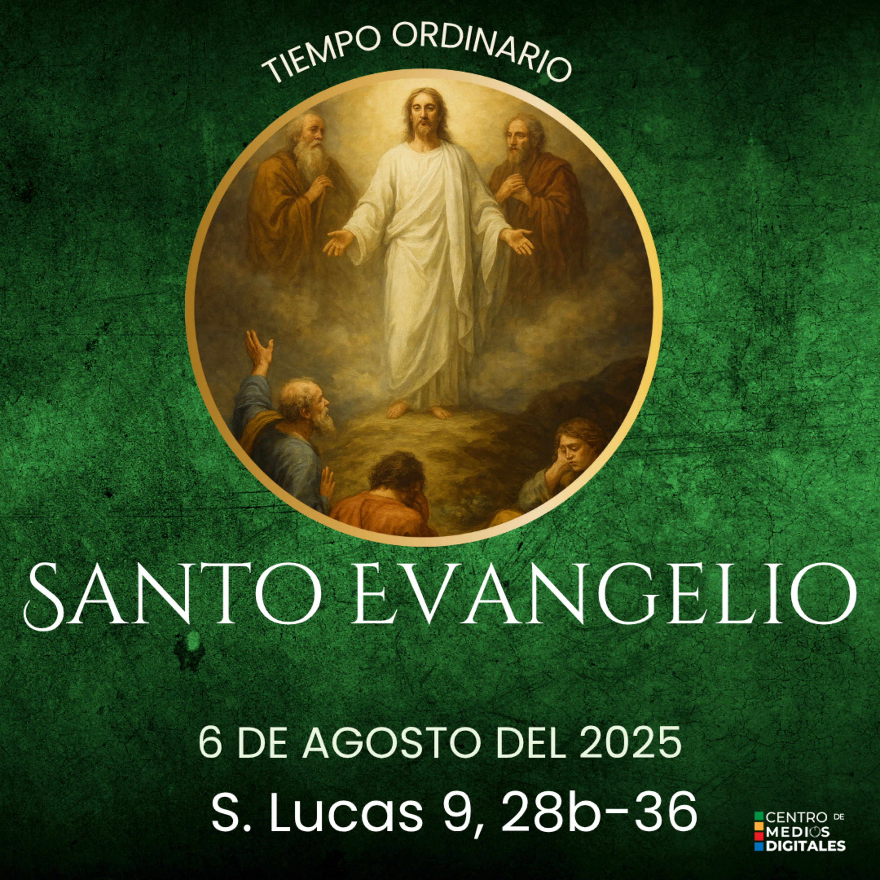 Evangelio del 6 de agosto del 2025 según Lucas 9, 28b-36 episode artwork
