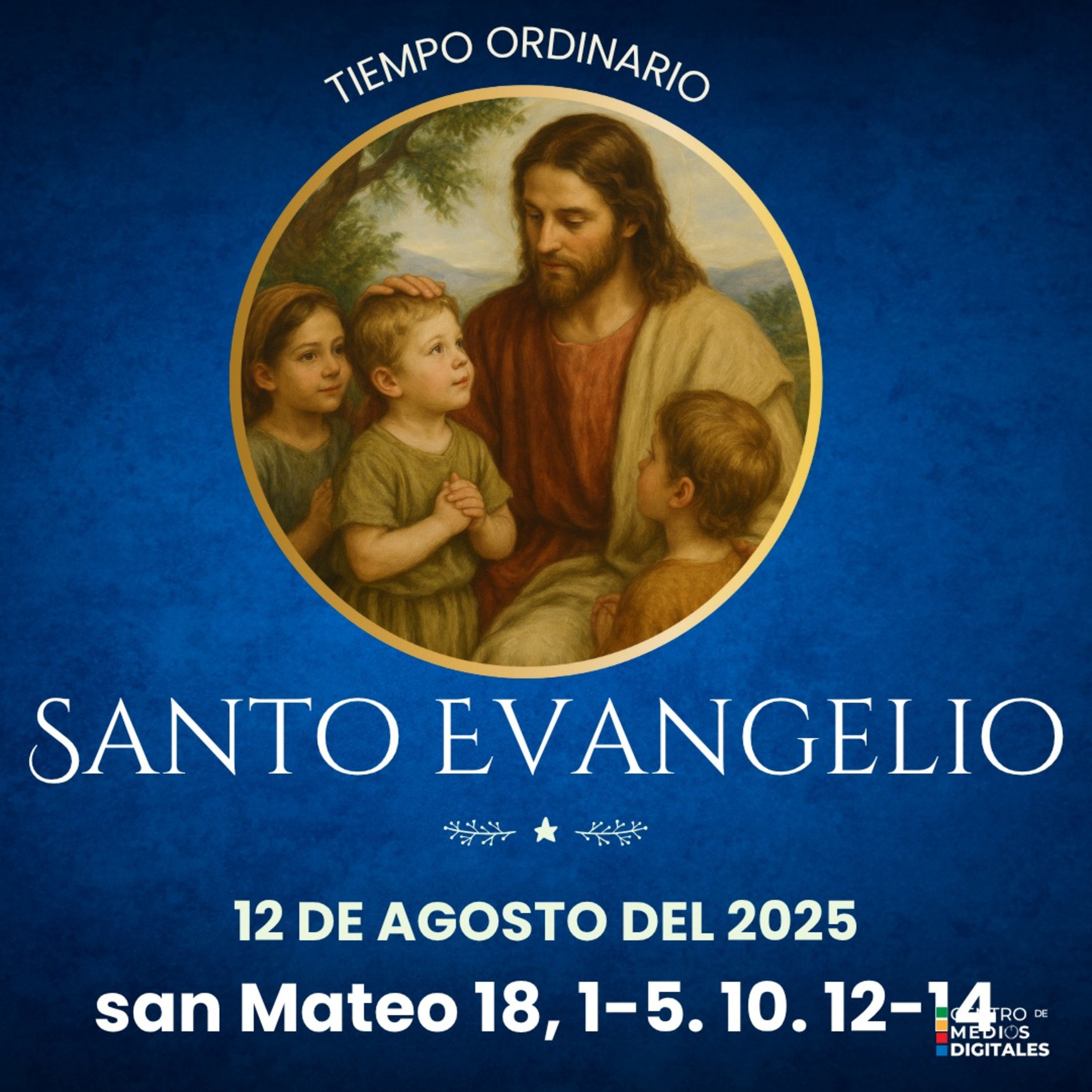 Evangelio del 12 de agosto del 2025 según san Mateo 18, 1-5. 10. 12-14 episode artwork