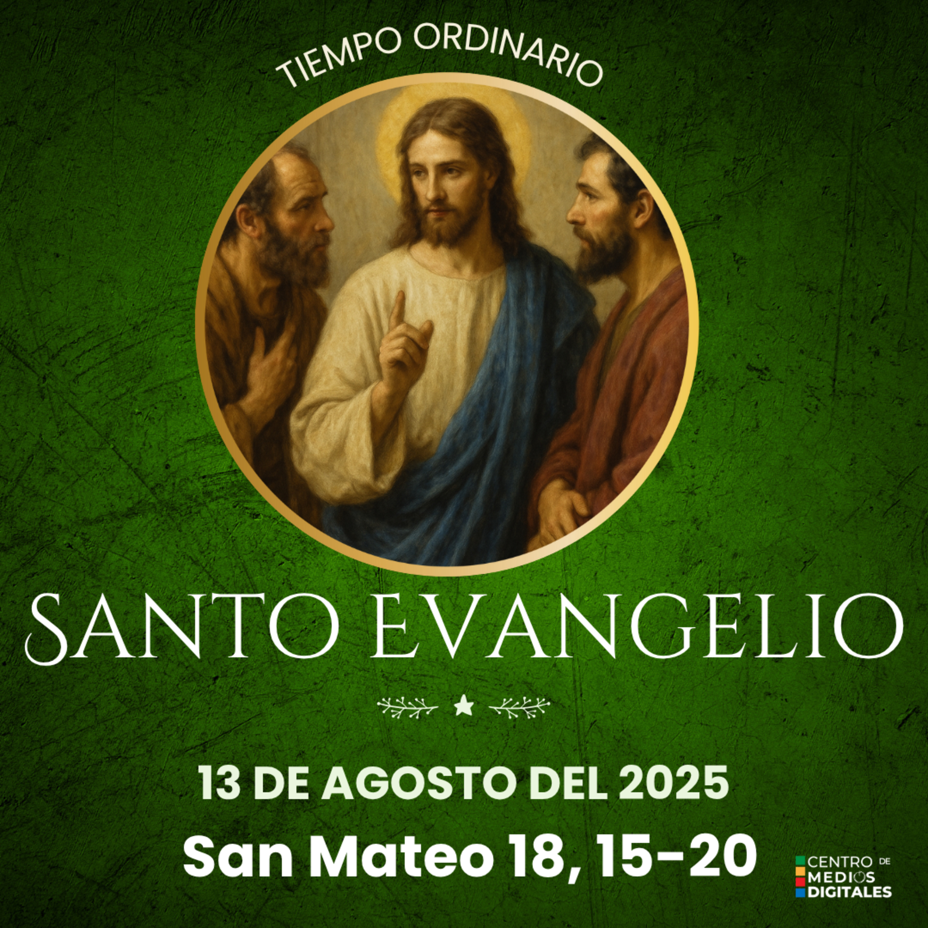 Evangelio del 13 de agosto del 2025 según san Mateo 18, 15-20 episode artwork