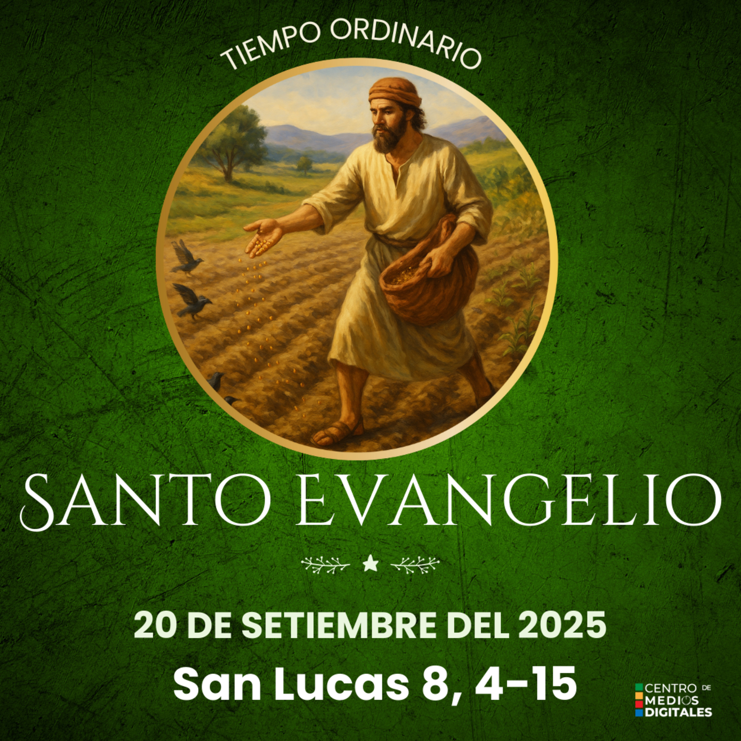 Evangelio del 20 de setiembre del 2025 según san Lucas 8, 4-15 episode artwork