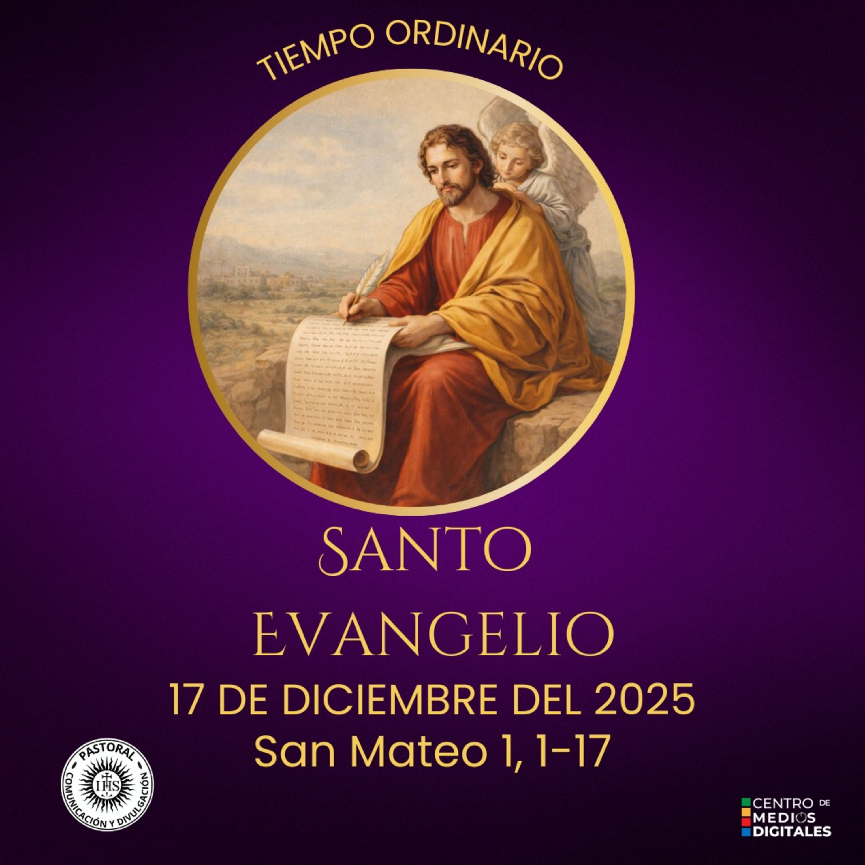 Evangelio del 17 de diciembre del 2025 según san Mateo 1, 1-17 episode artwork