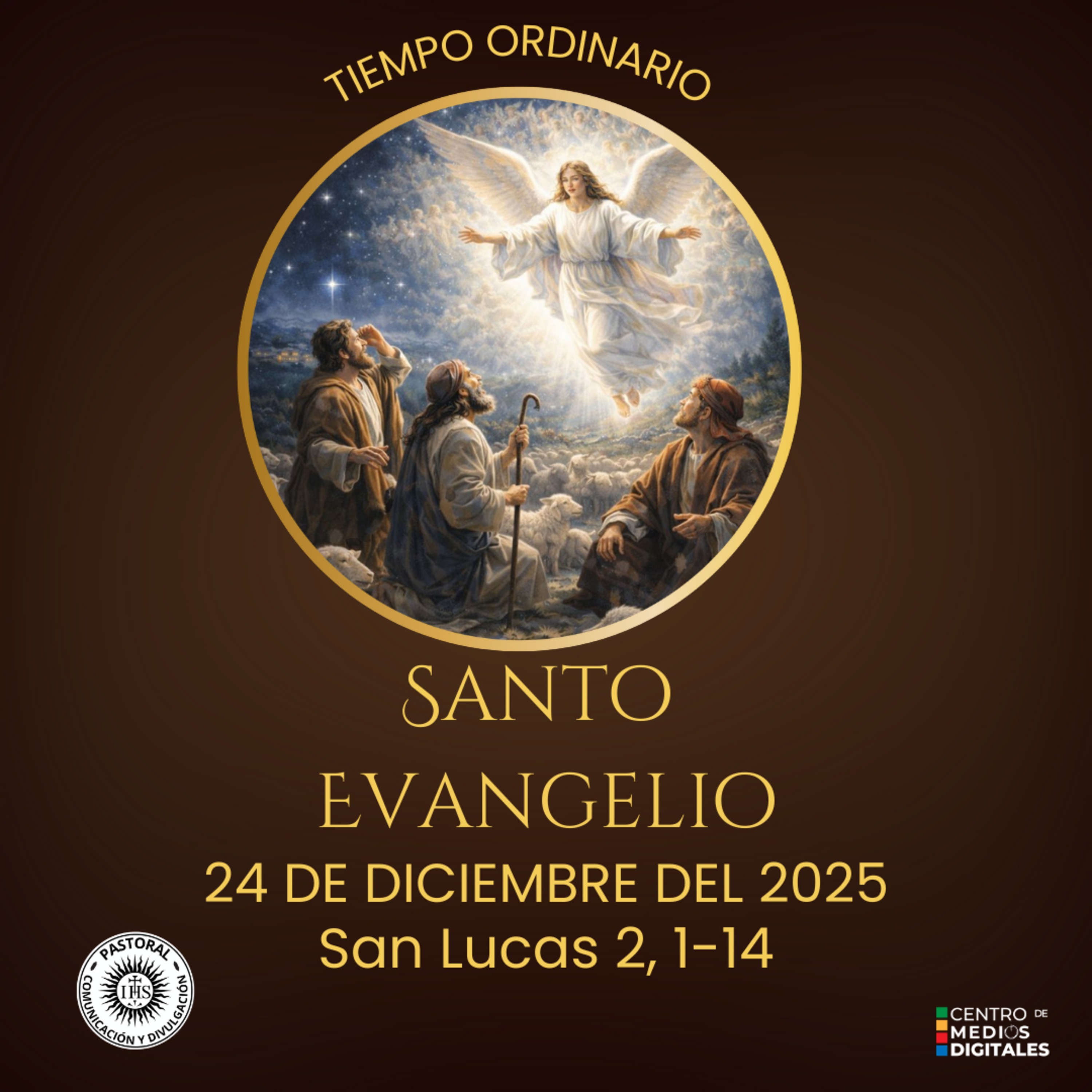 Evangelio del 24 de diciembre del 2025 según san Lucas 2, 1-14 episode artwork