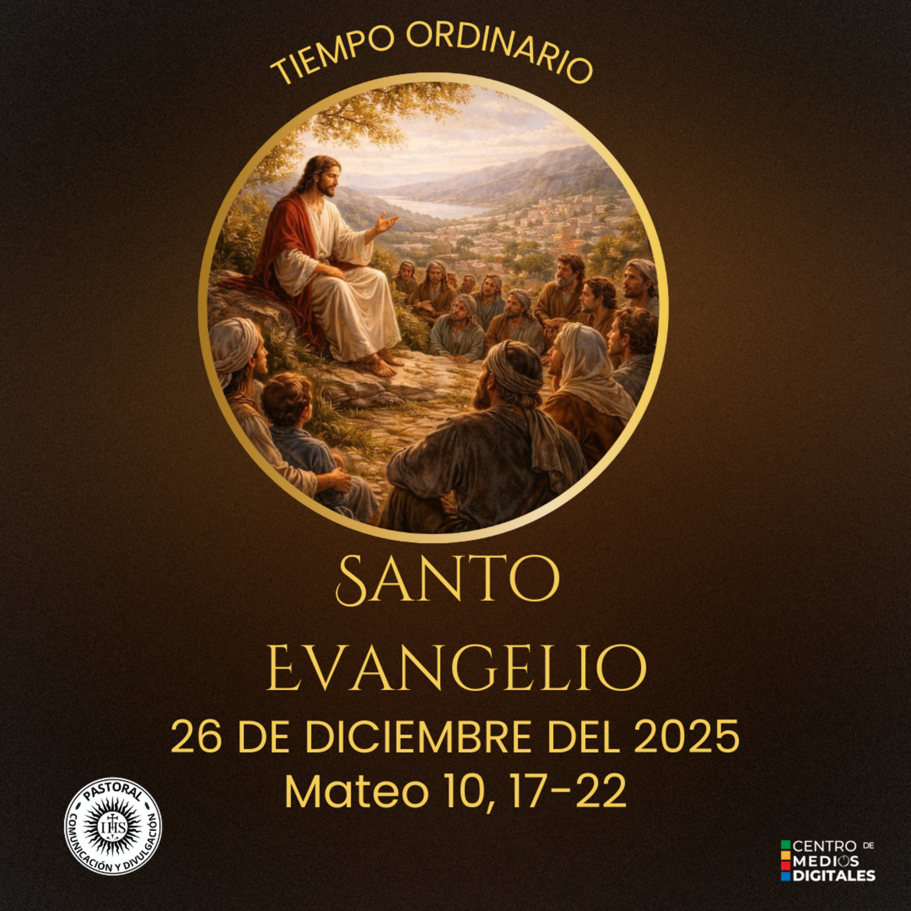 Evangelio del 26 de diciembre del 2025 según san Mateo 10, 17-22 episode artwork