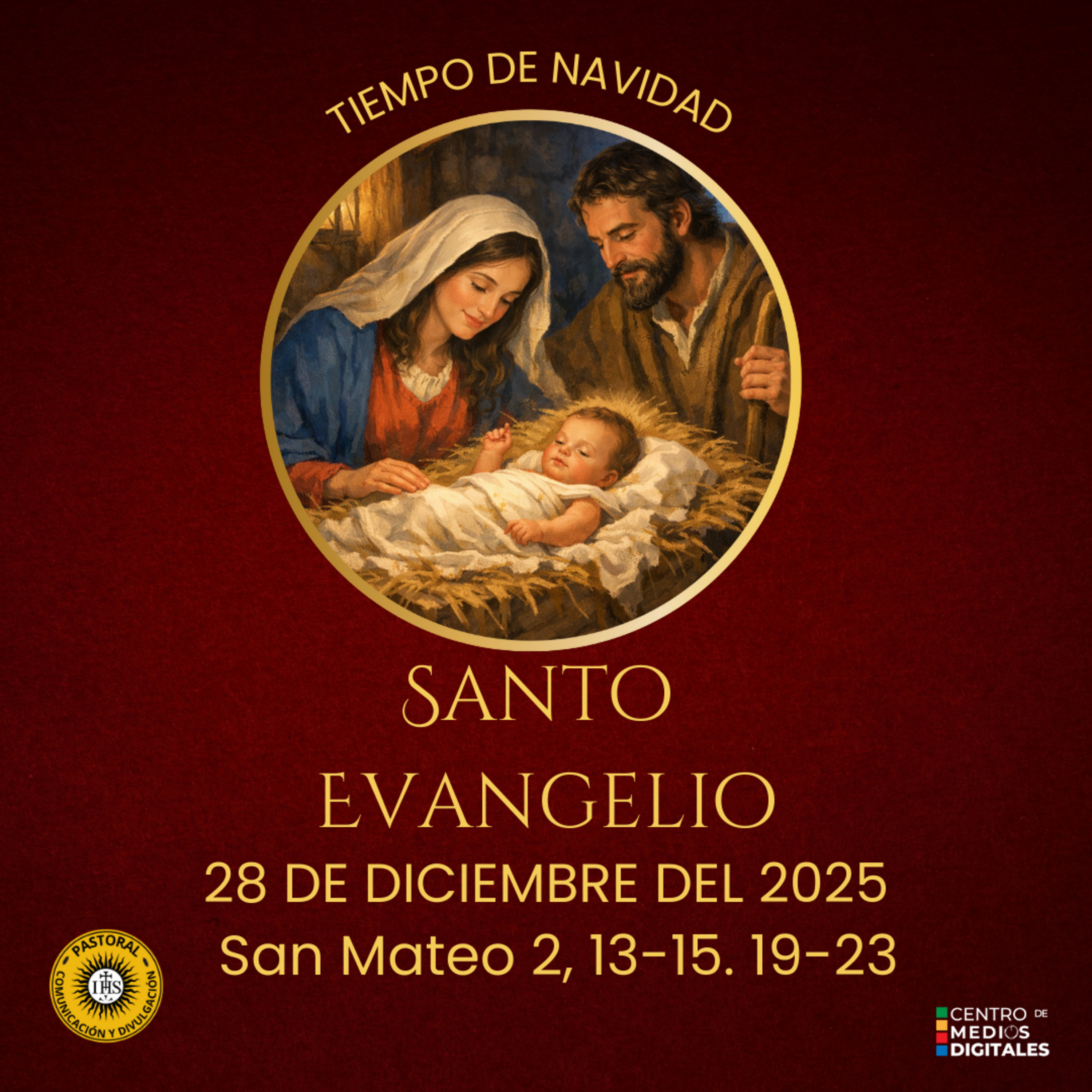 Evangelio del 28 de diciembre del 2025 según san Mateo 2, 13-15. 19-23 episode artwork